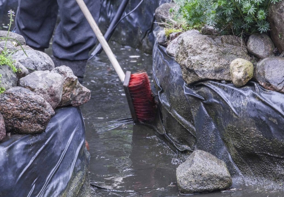 Teichschlamm entfernen Anleitung und Tipps OBI