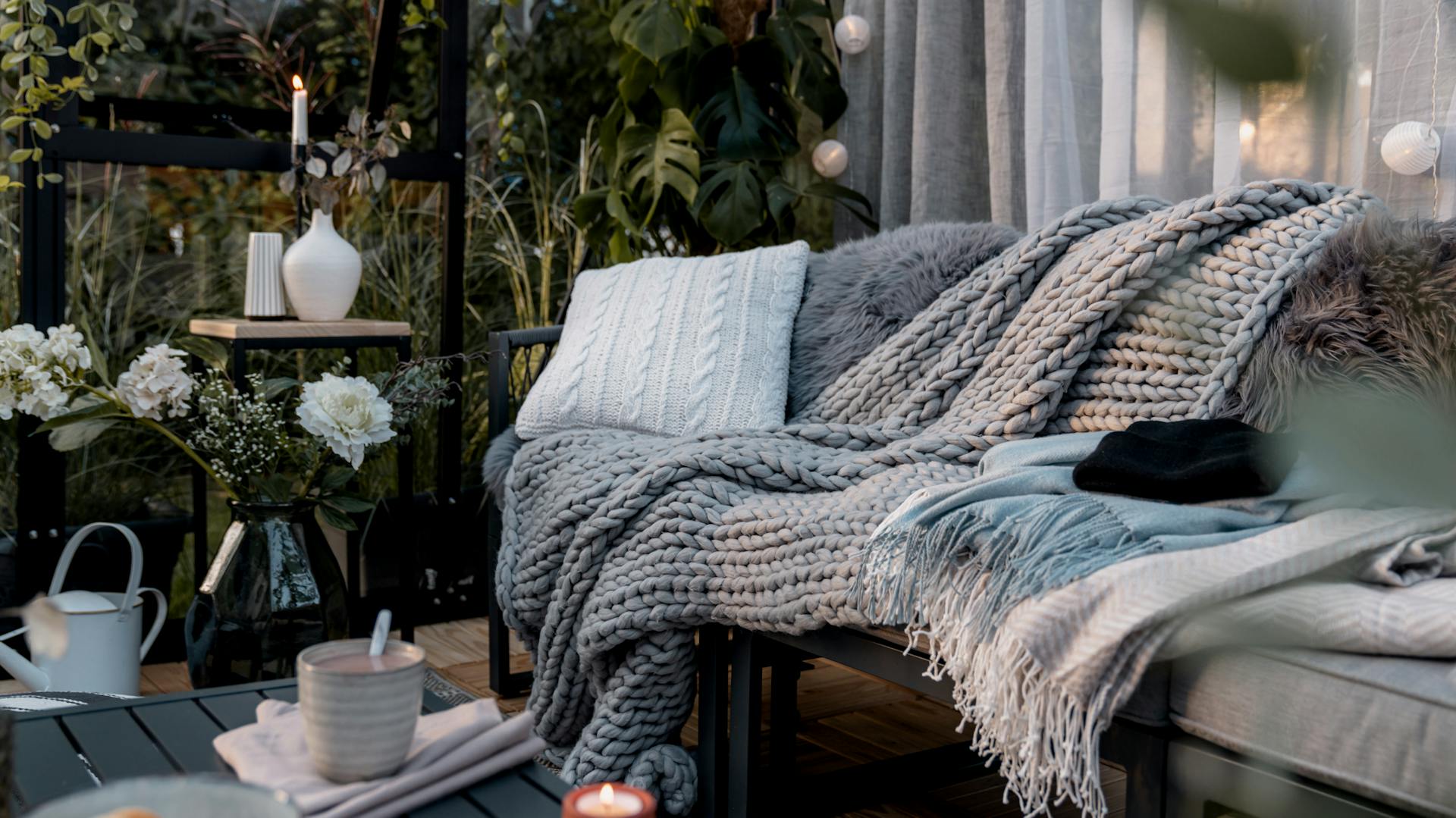 Herbsttage auf Balkon und Terrasse genießen