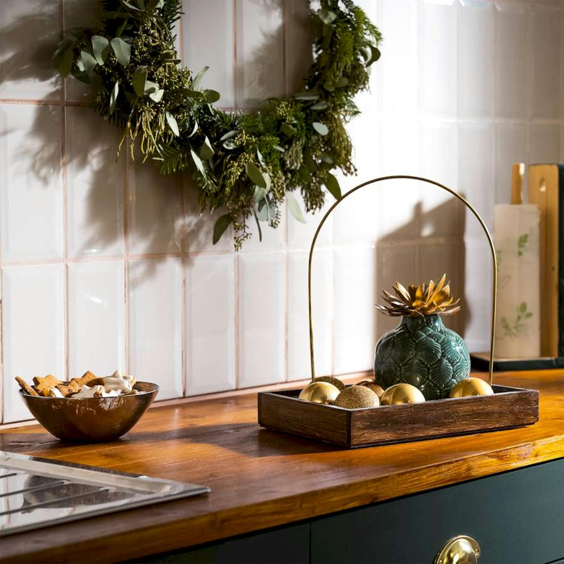 DIY Tablett mit Griff