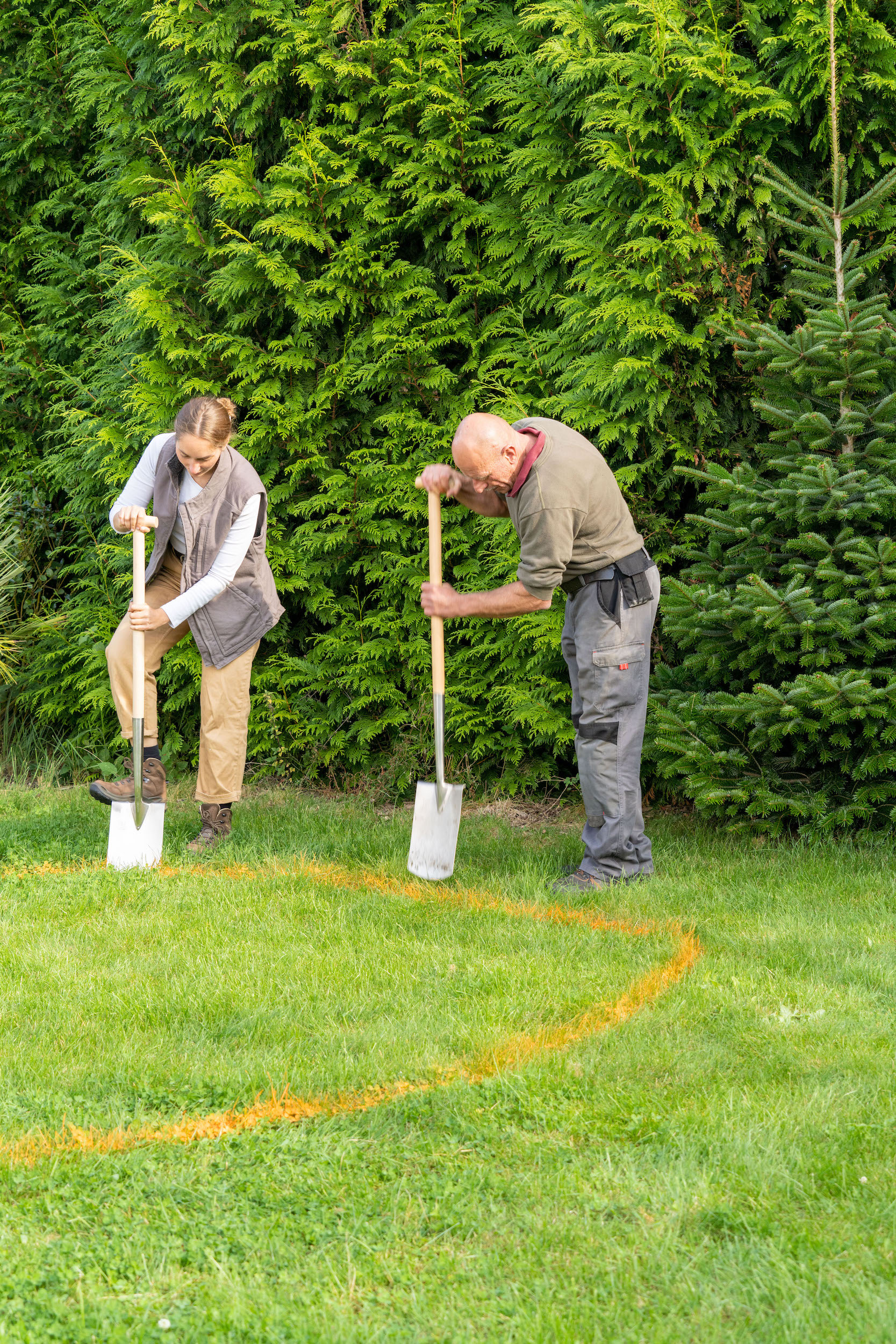 Polygonalplatten verlegen Schritt für Schritt OBI