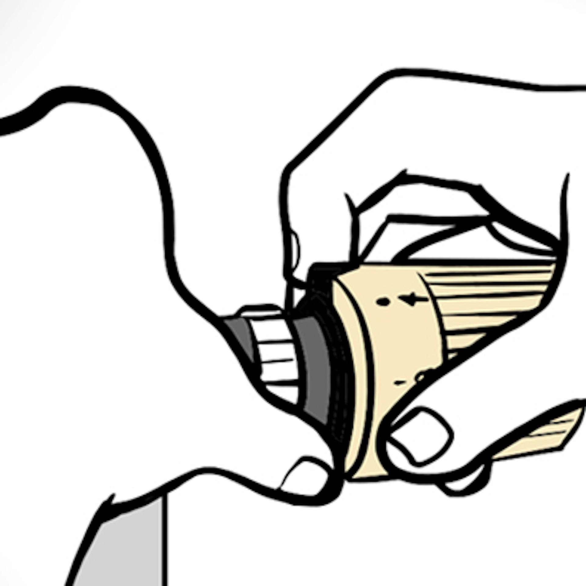 Thermostatventil wird am Heizkörper montiert.