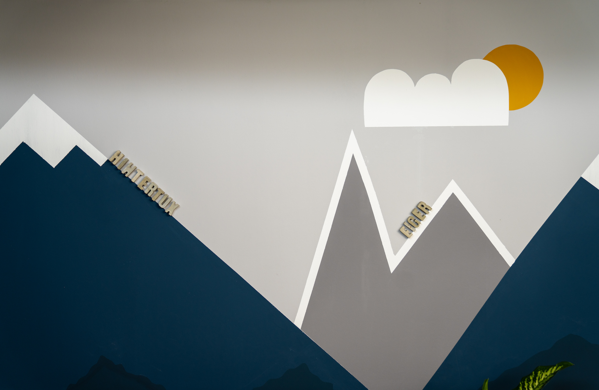 Bergpanorama gestalten