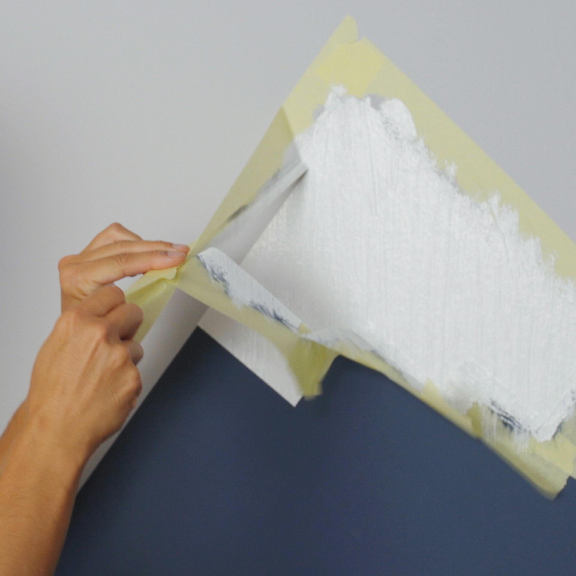 Berggipfel-Detail in Wandgestaltung