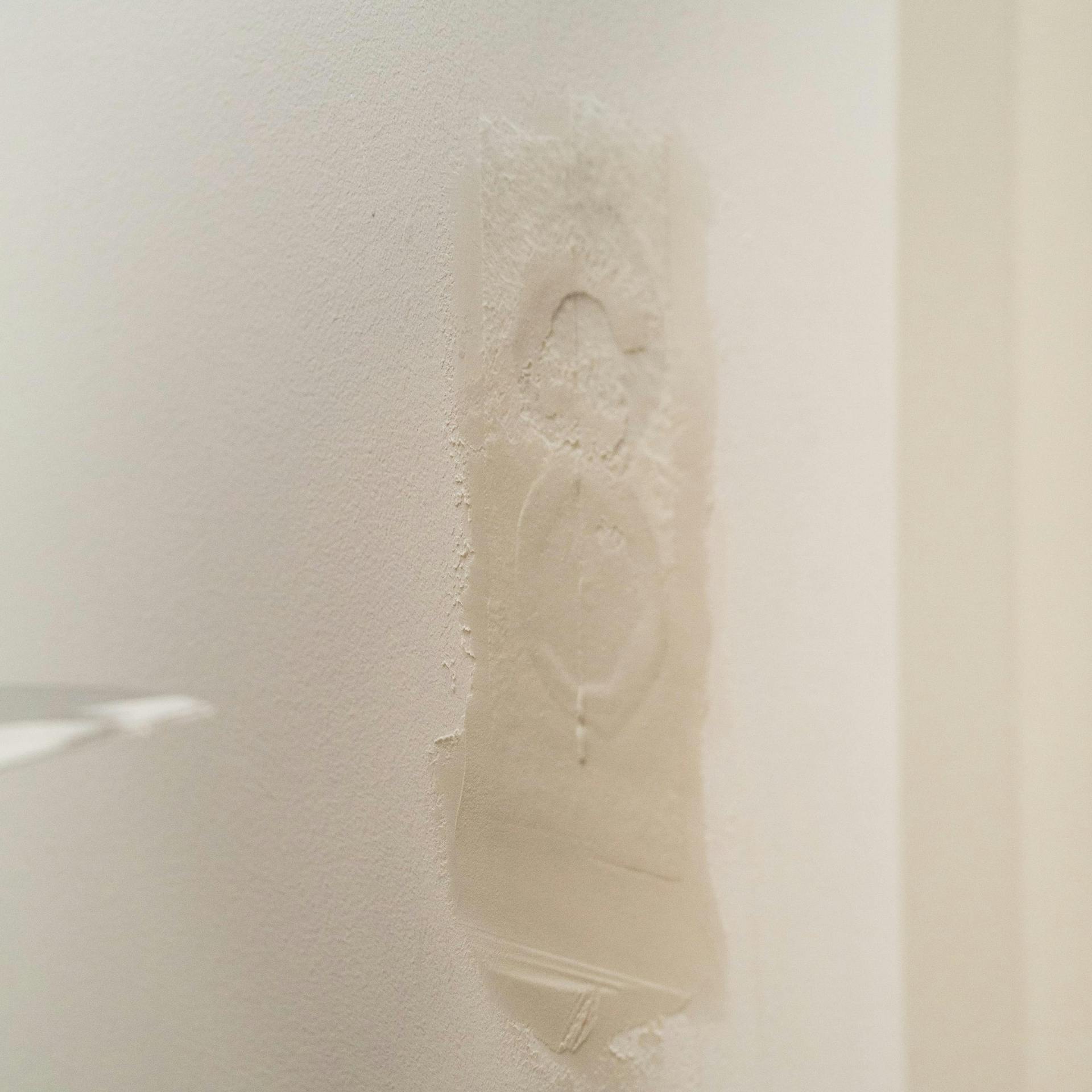 Ebenmäßig verspachtelte Trockenbauwand