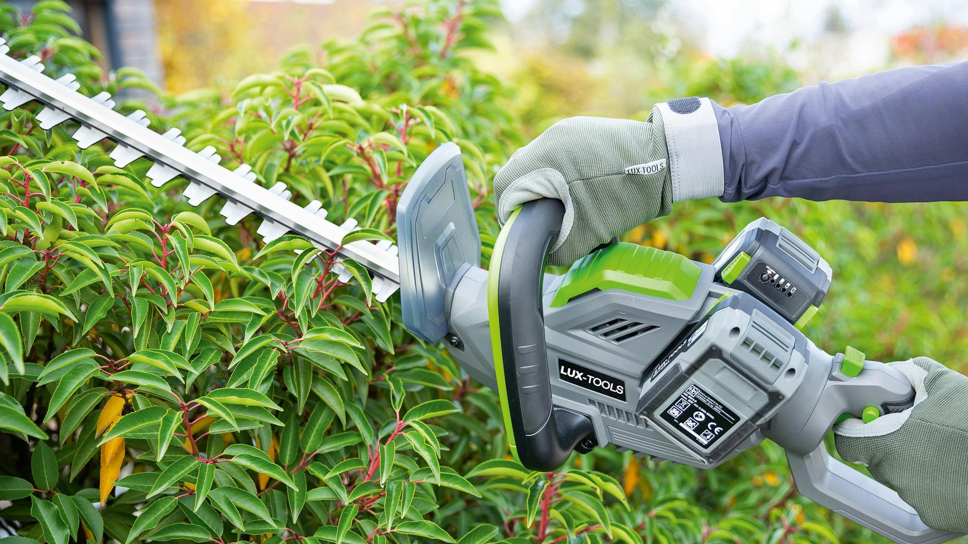 Heckenschere mit Akku-Betrieb