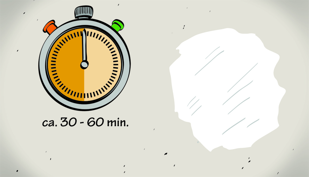 Löcher verputzen in 9 Schritten Schritt 7 Putz trocknen lassen