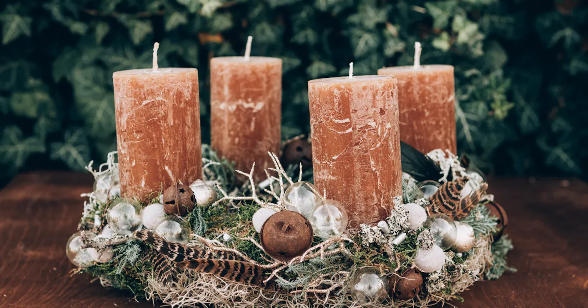 Adventskranz modern gestalten: Ideen und Tipps