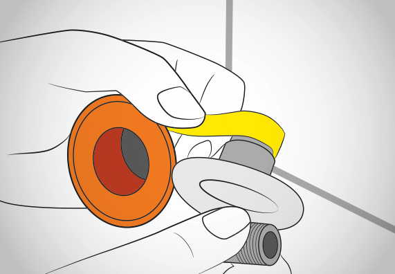  Étancher les vannes d’équerre