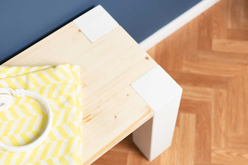 Bank Maren, Detailansicht von oben.