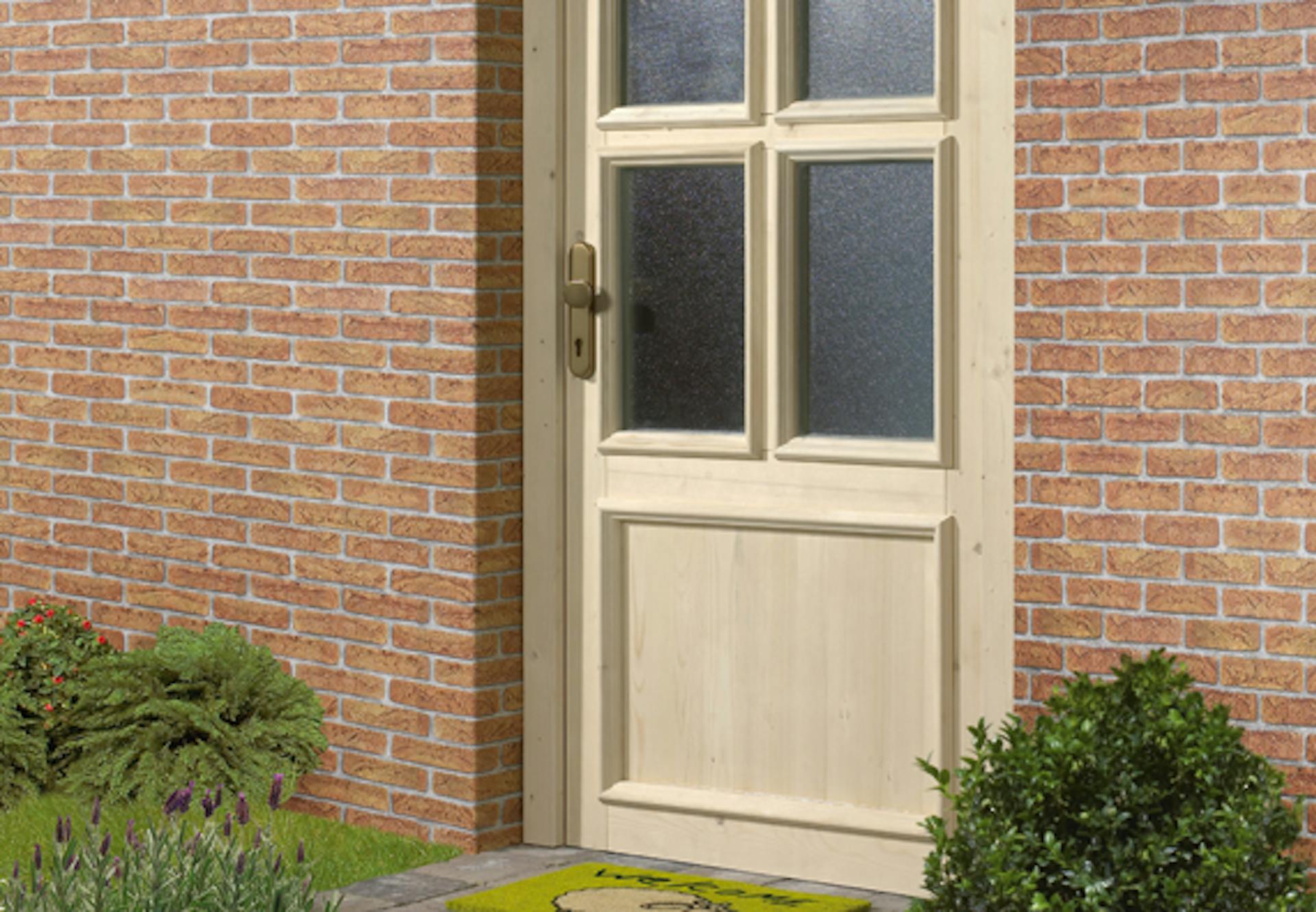 Schüco Kunststoff Haustür mit Aluminium-Deckschale