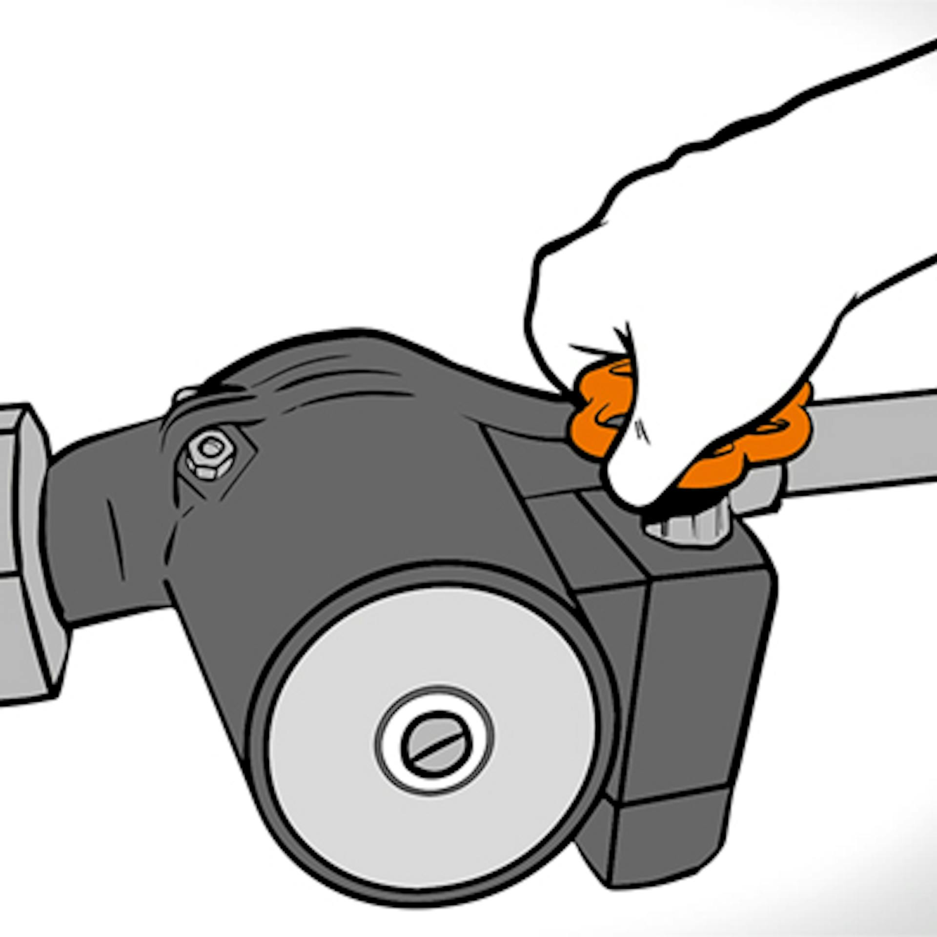 L’erogazione dell’acqua viene chiusa prima dello smontaggio del radiatore.