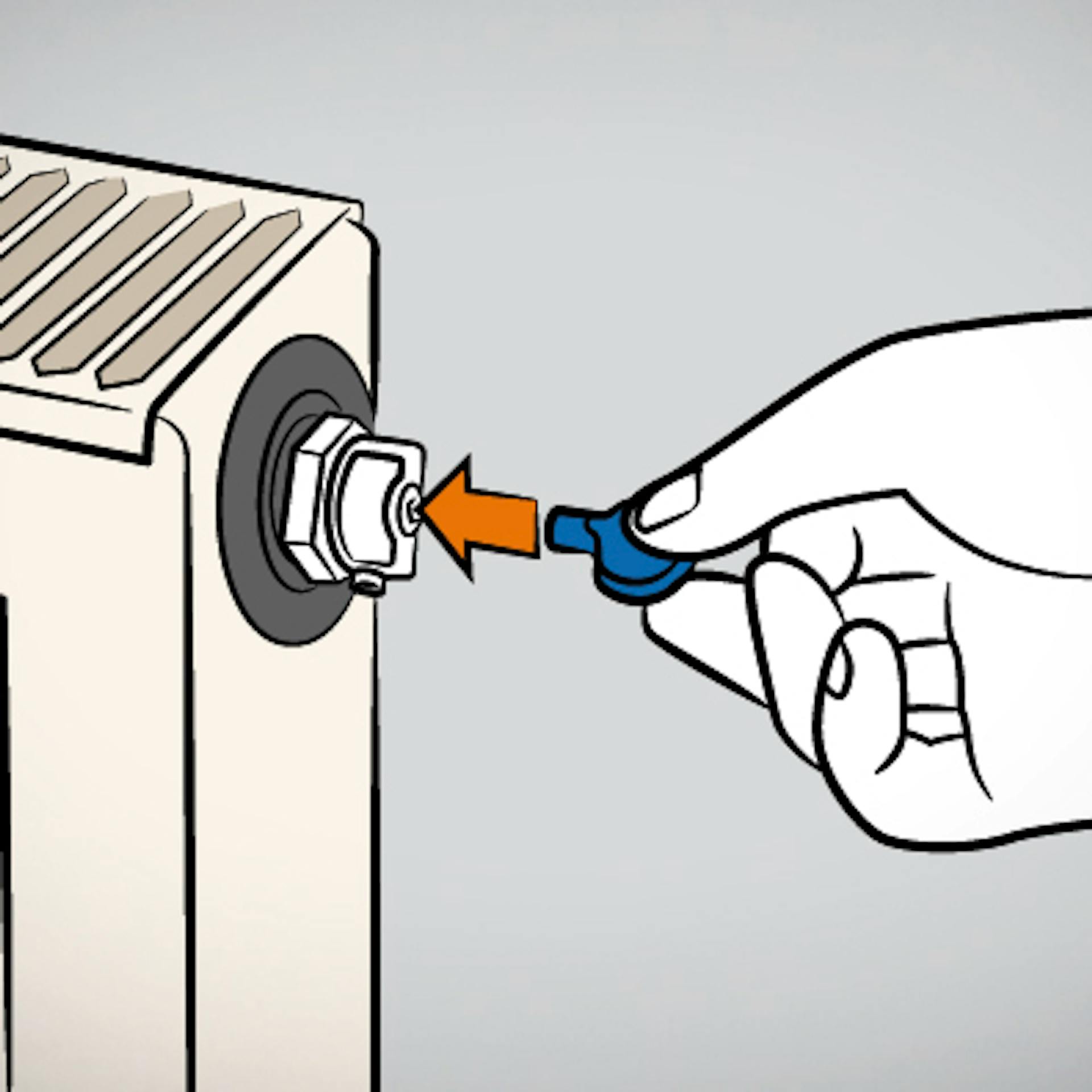 Aprire le valvole di sfiato