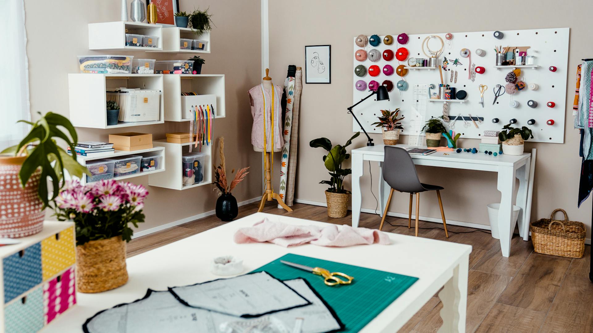 Nähzimmer als Hobbyraum