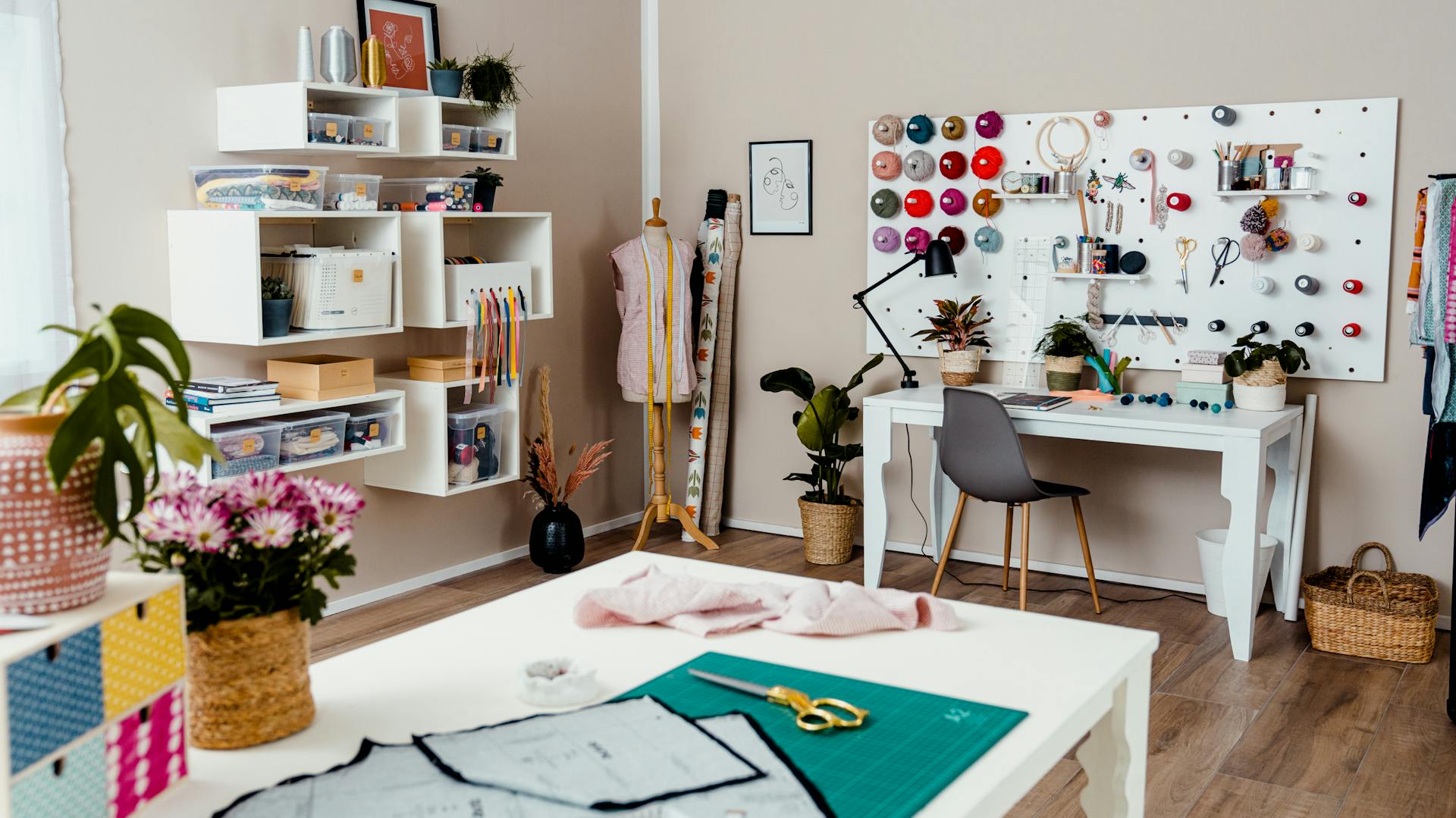 Nähzimmer als Hobbyraum