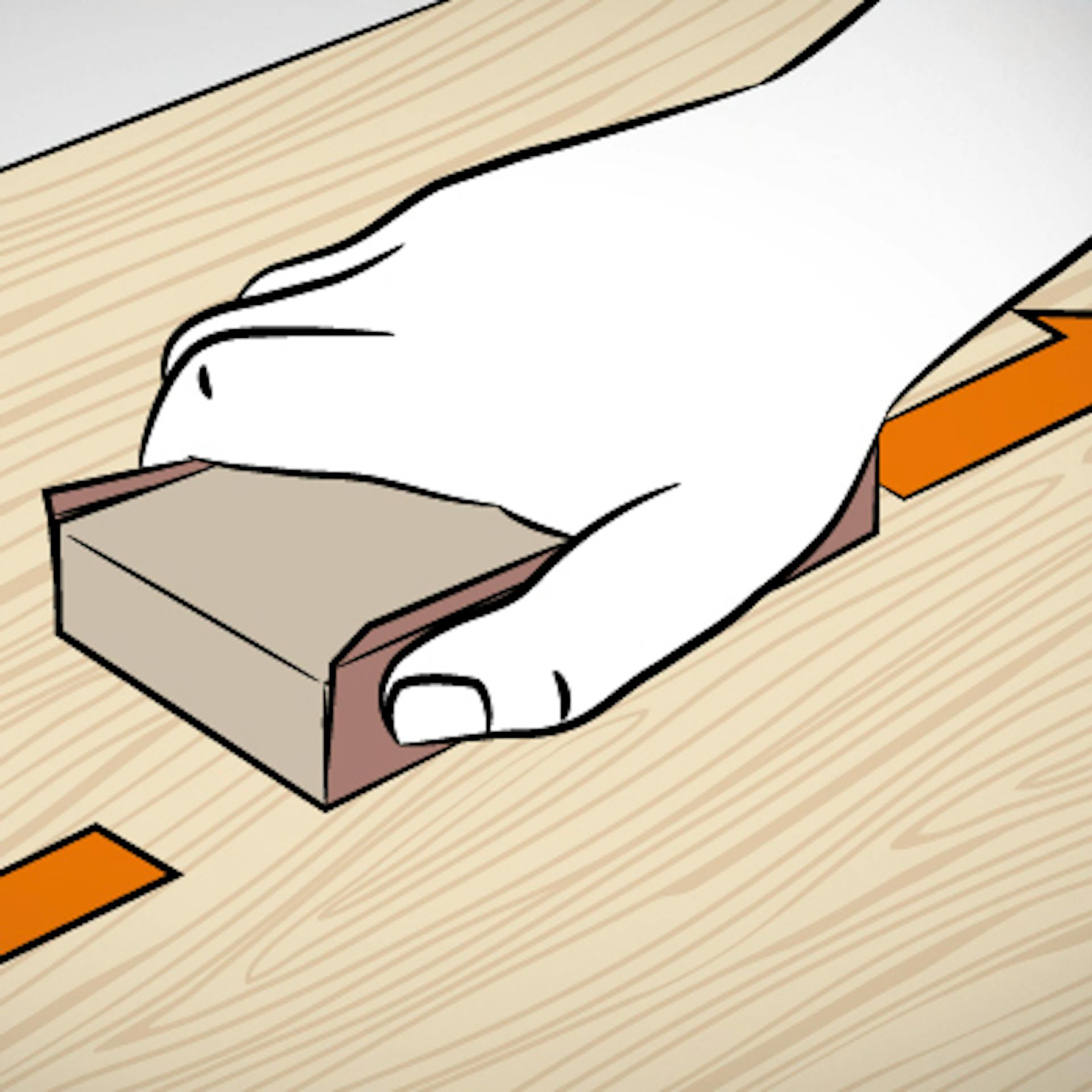 Brúsenie dreva pozdĺž textúry