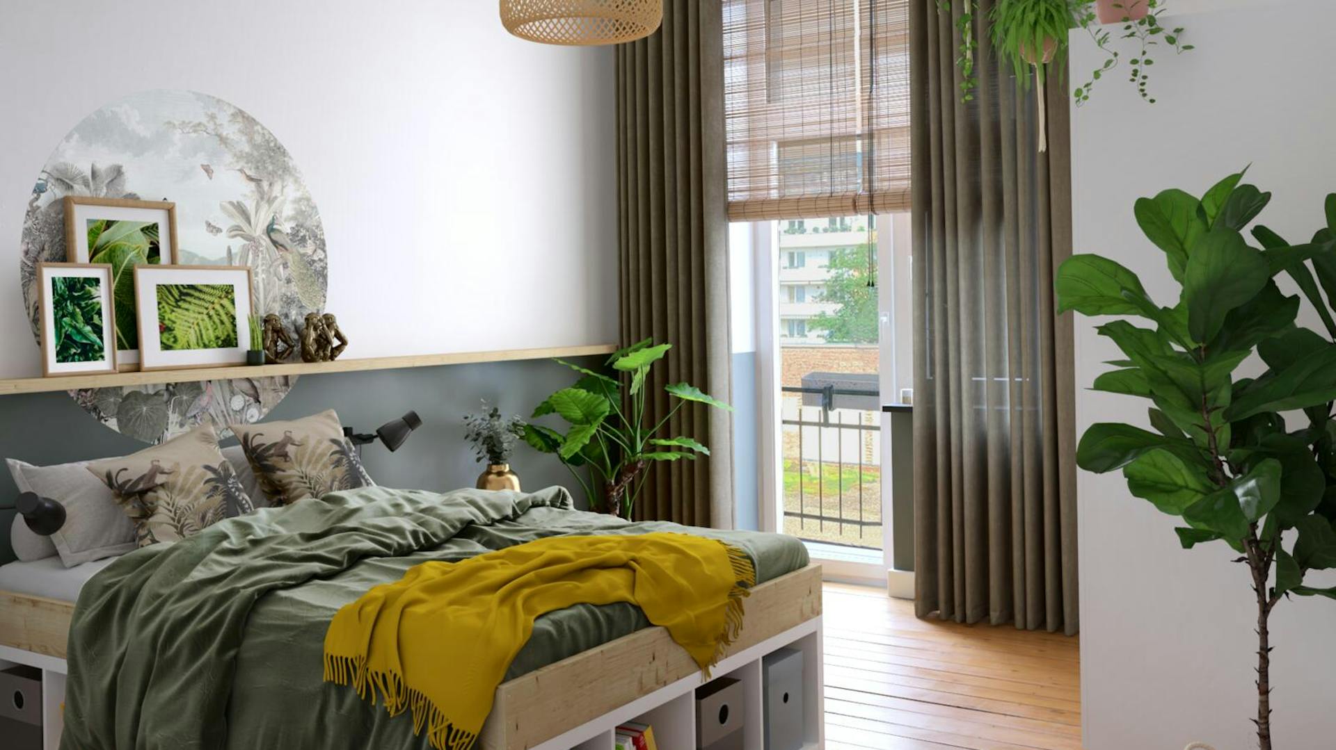 IKEA Hack: Postel s úložným prostorem.