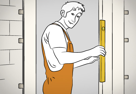 Installare e regolare il telaio