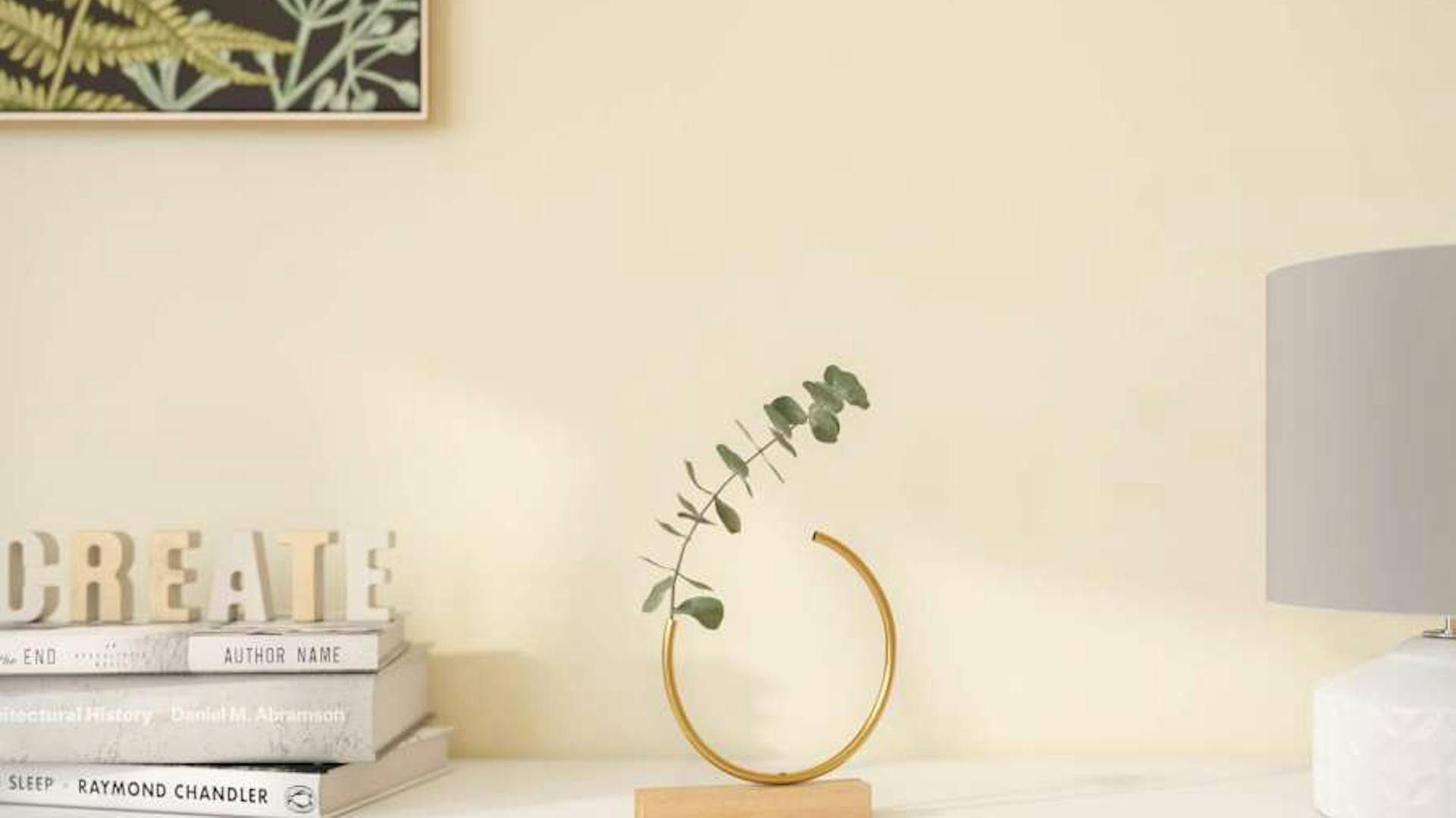 DIY Vase mit Trockenblume