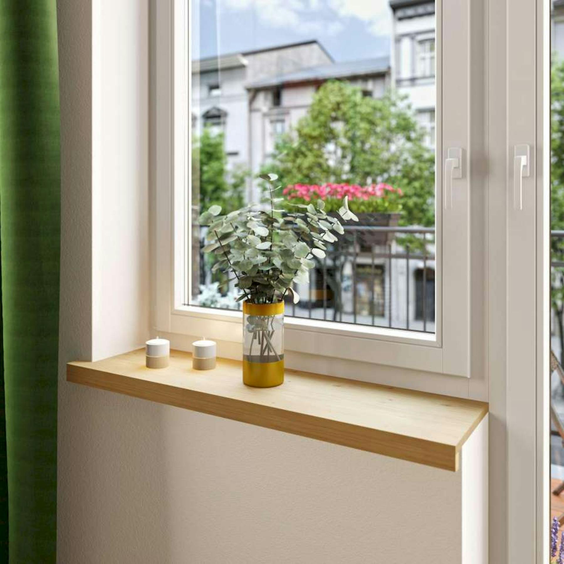 Fensterbank verkleiden