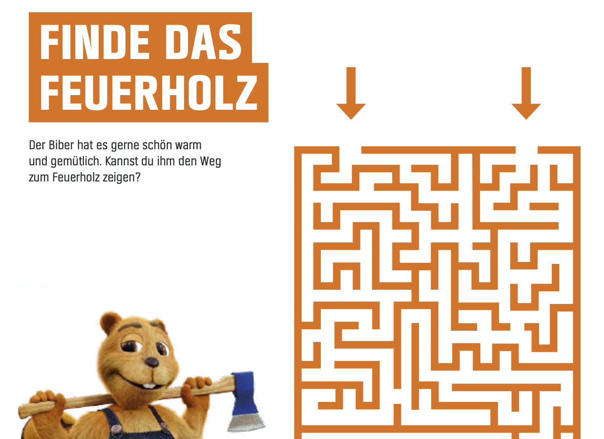 Labyrinth für Kinder zum Ausdrucken