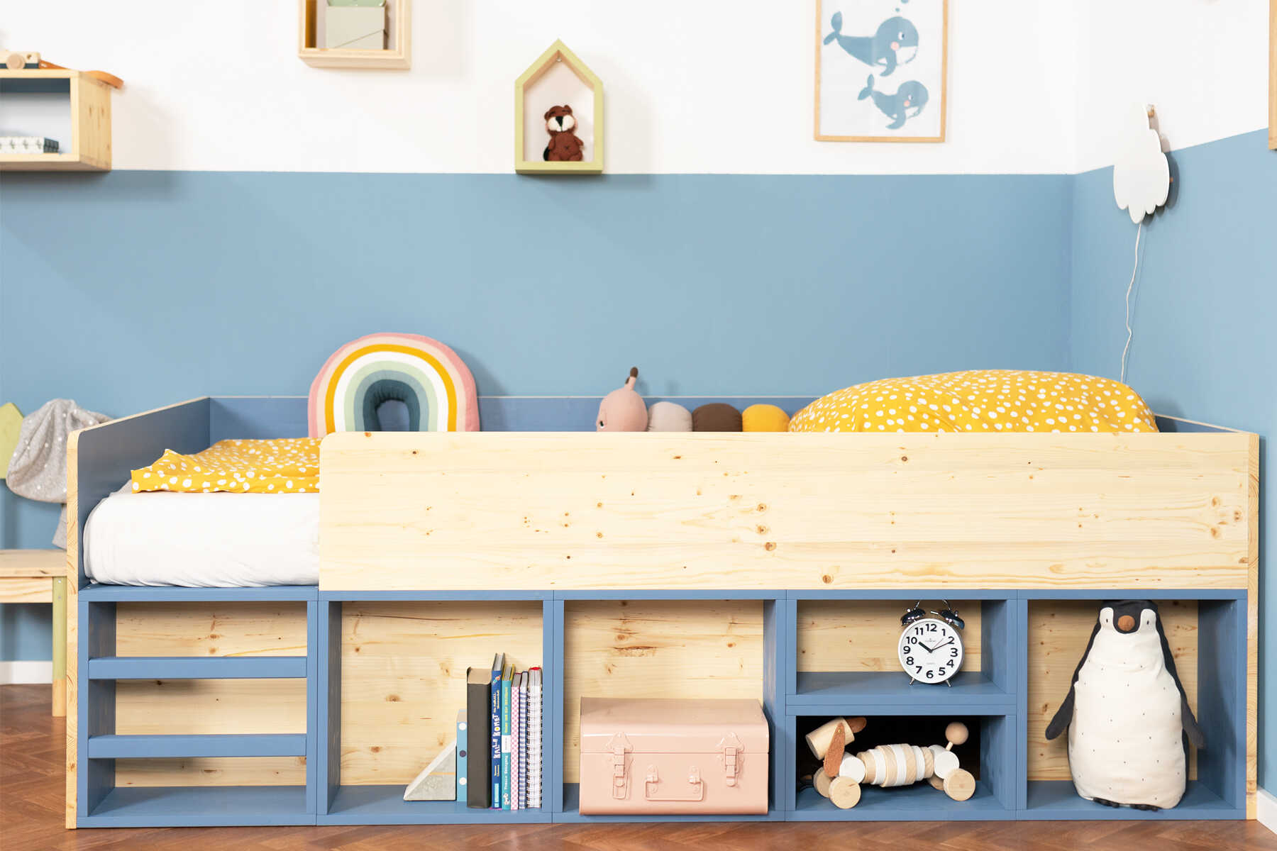 Vorderansicht des Kinderbett Max.