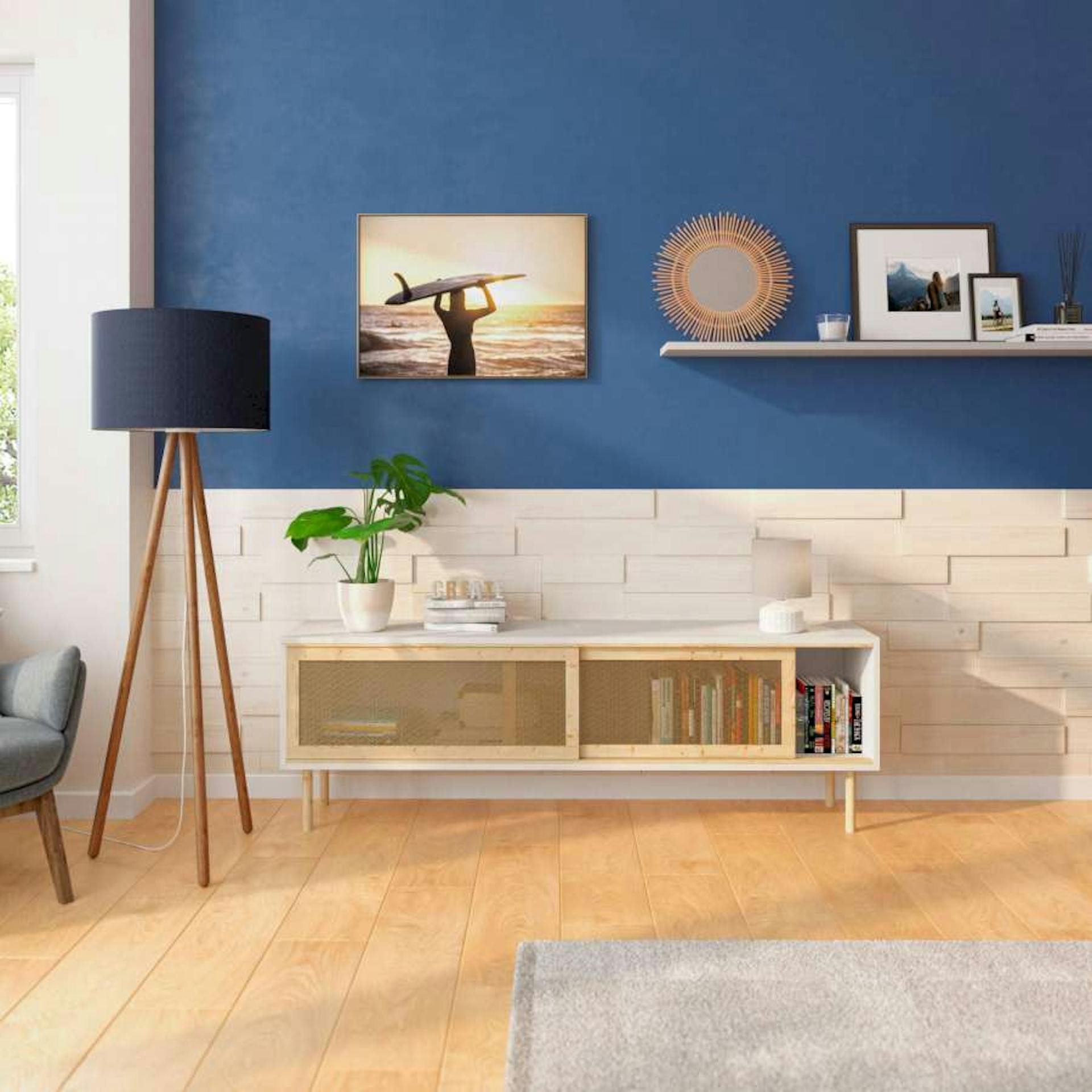 Wandverkleidung Holzbretter