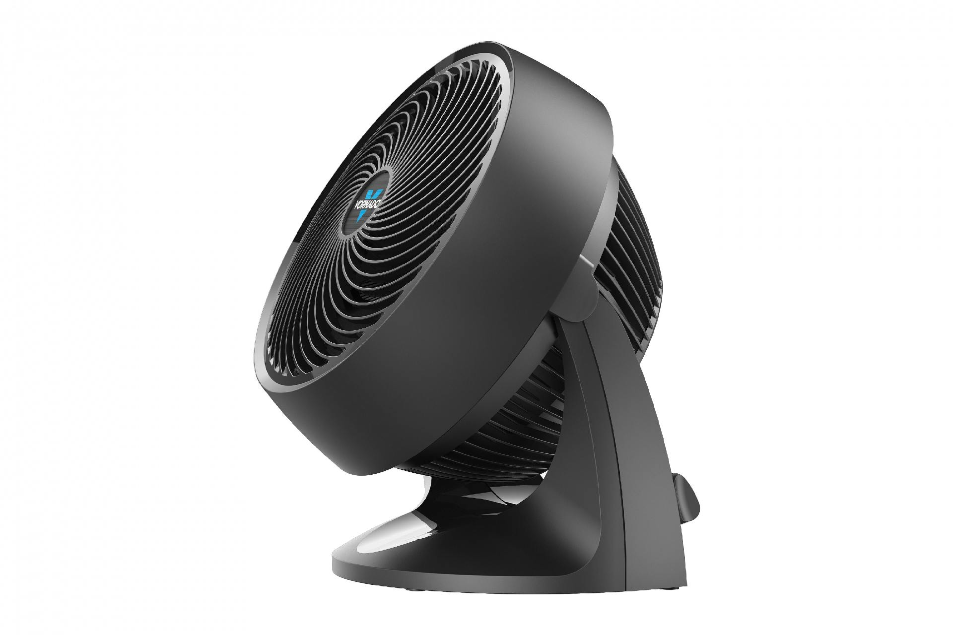 Ventilatore a pavimento nero