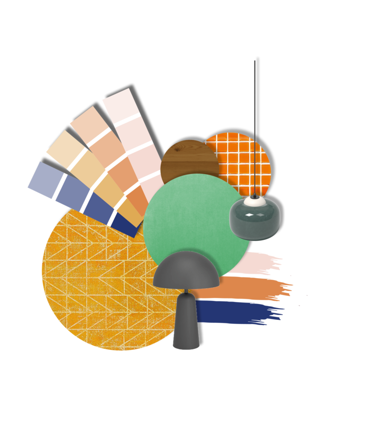 Materialcollage
