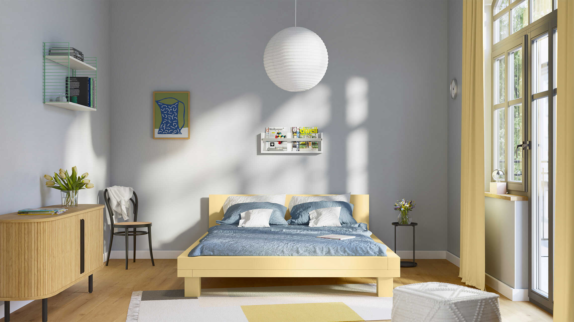 Ruhiges Schlafzimmer