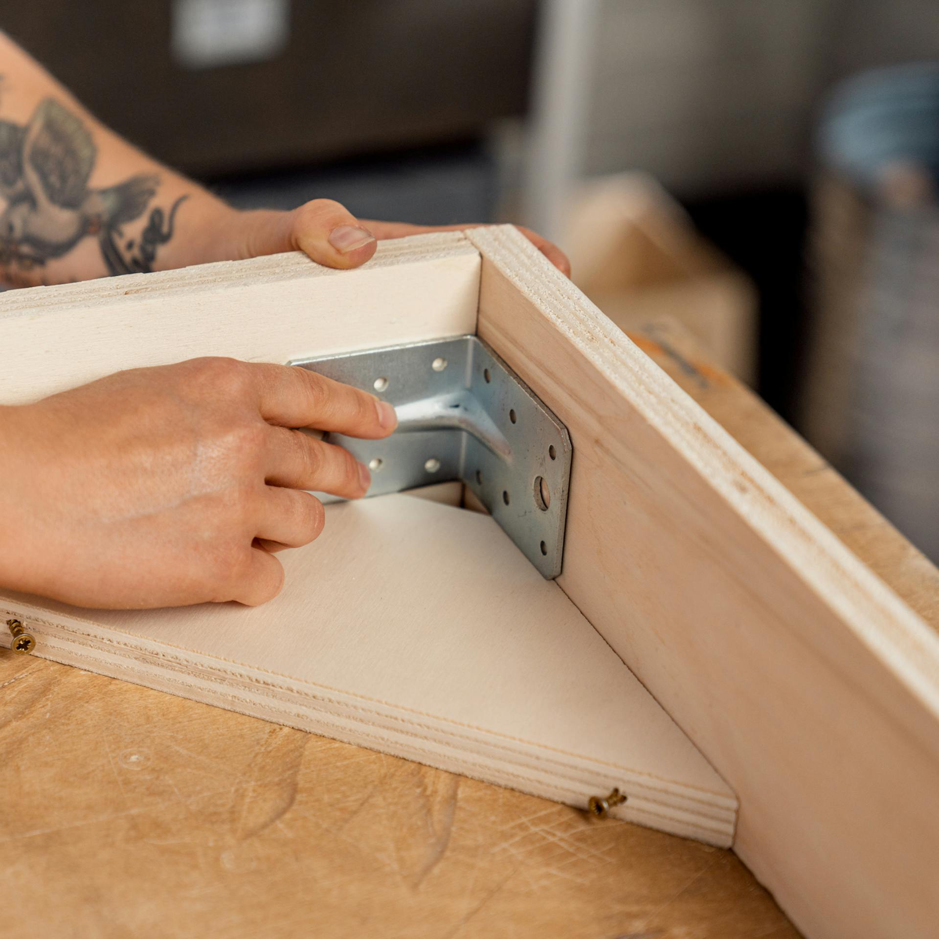 Winkel wird im Absorber positioniert