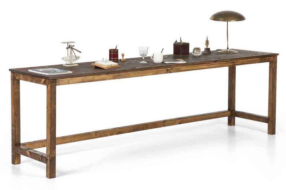 Schreibtisch Egon in Dunkelbraun