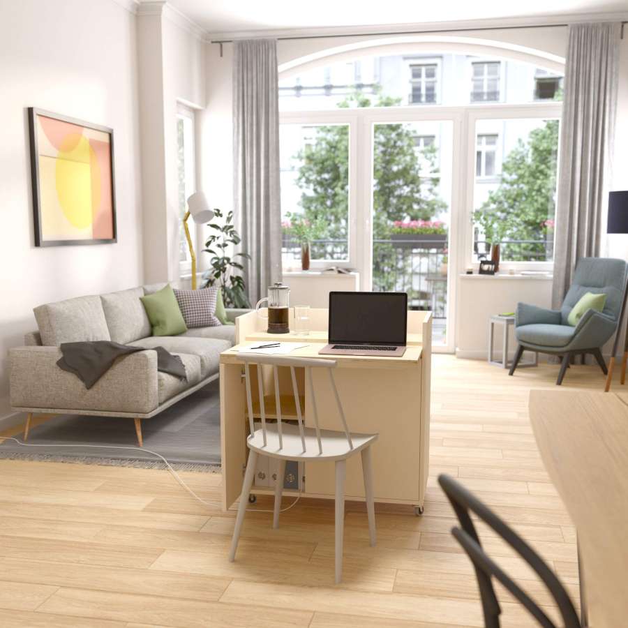 Mobiler Schreibtisch