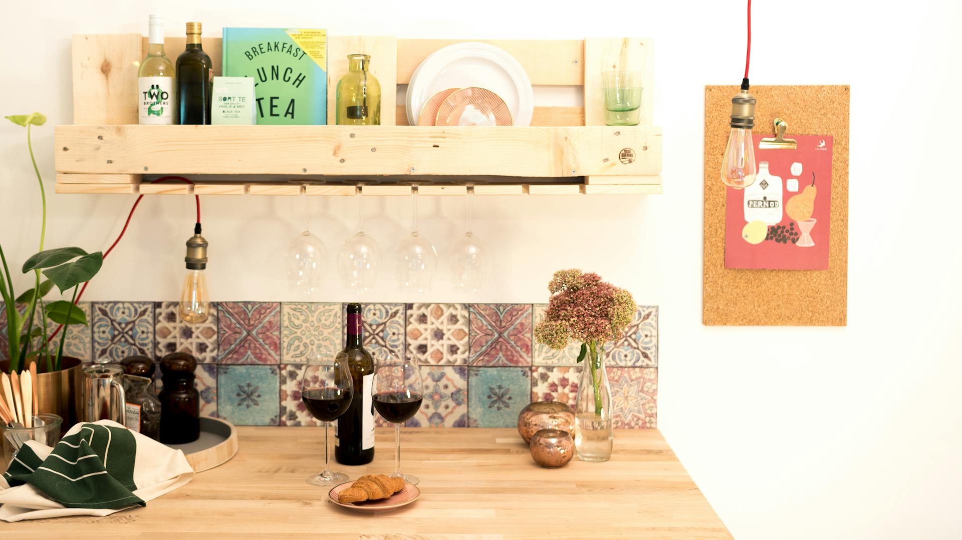 Weinregal aus Paletten