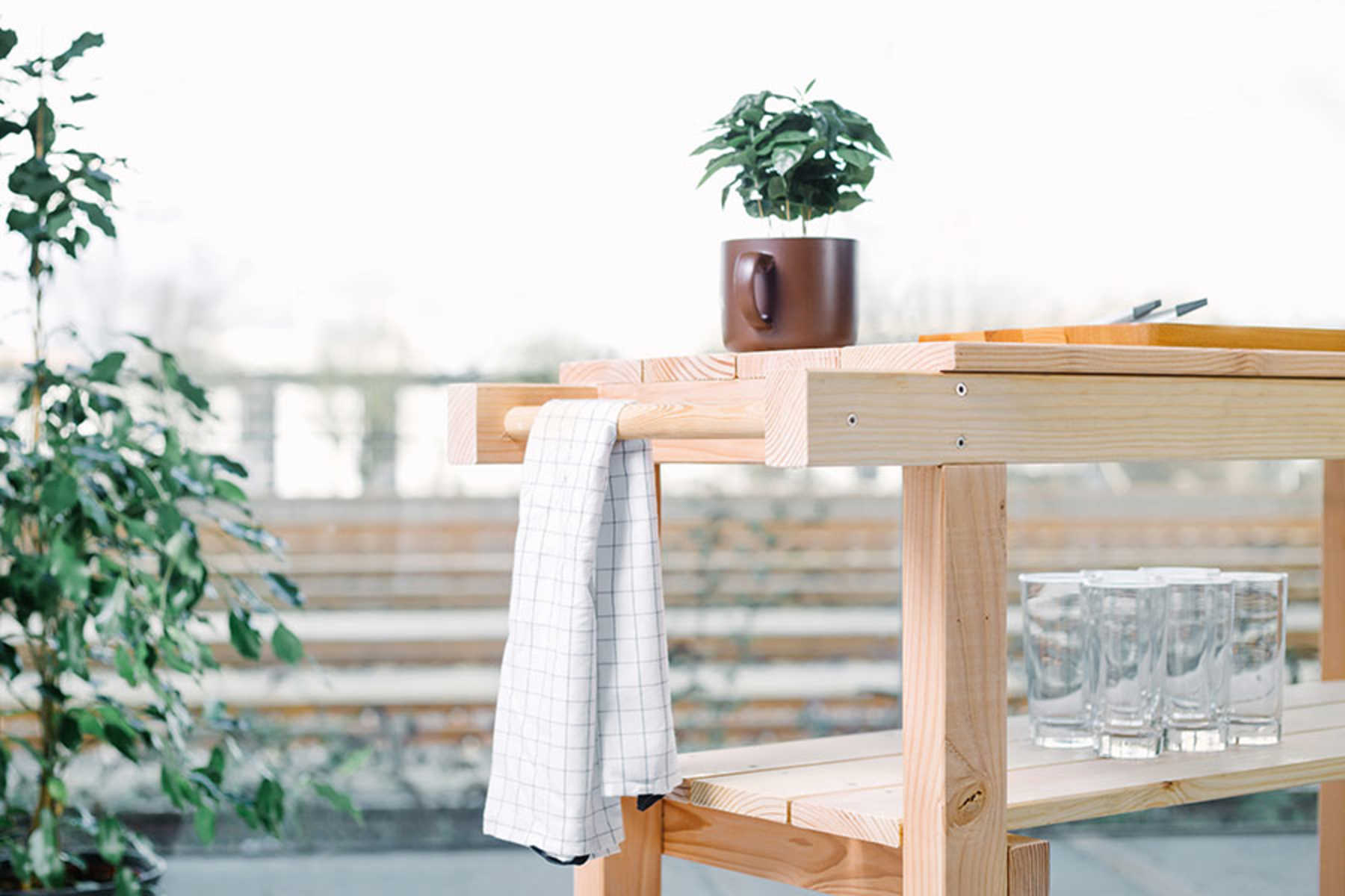 Servierwagen Sophie seitlich