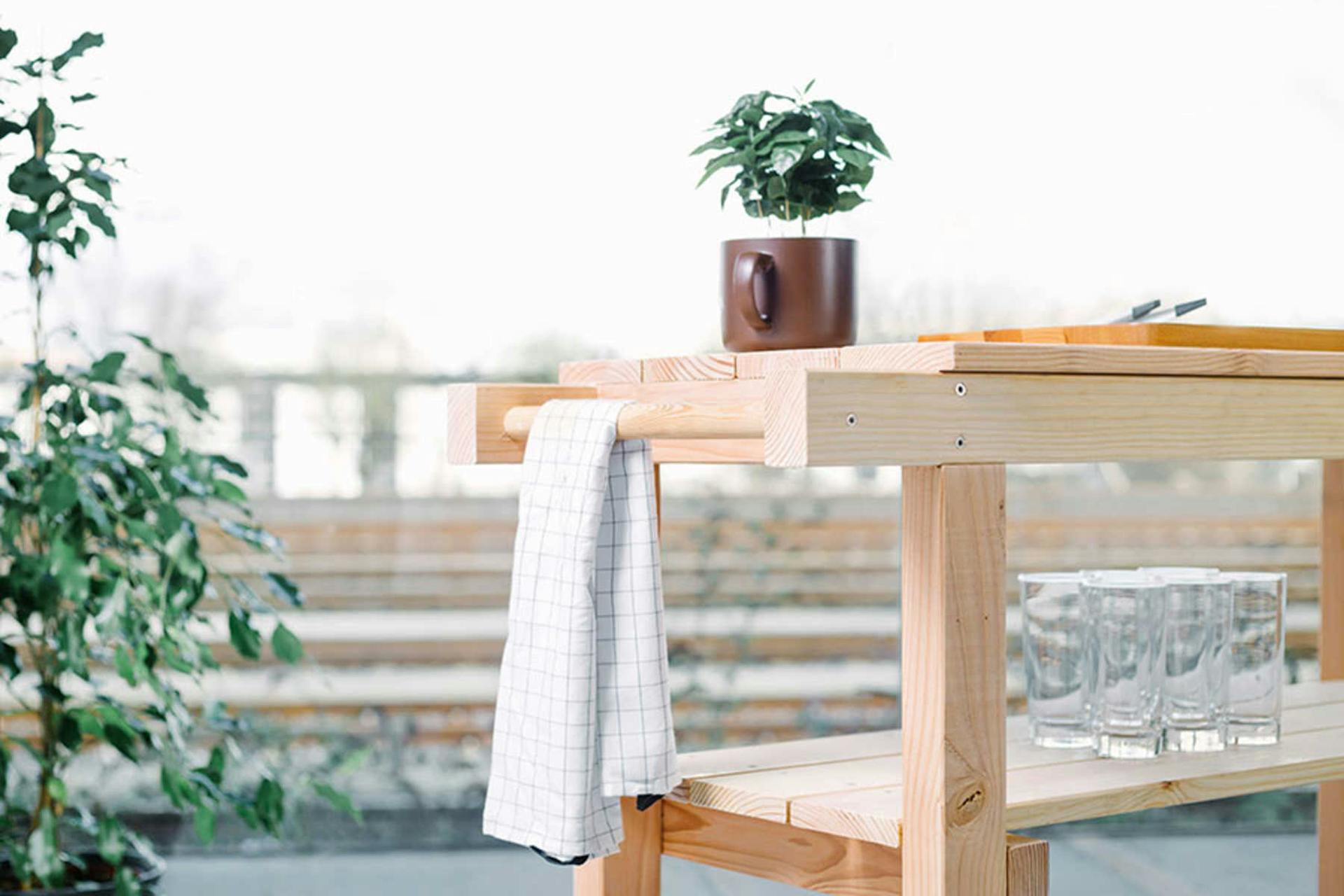 Servierwagen Sophie seitlich