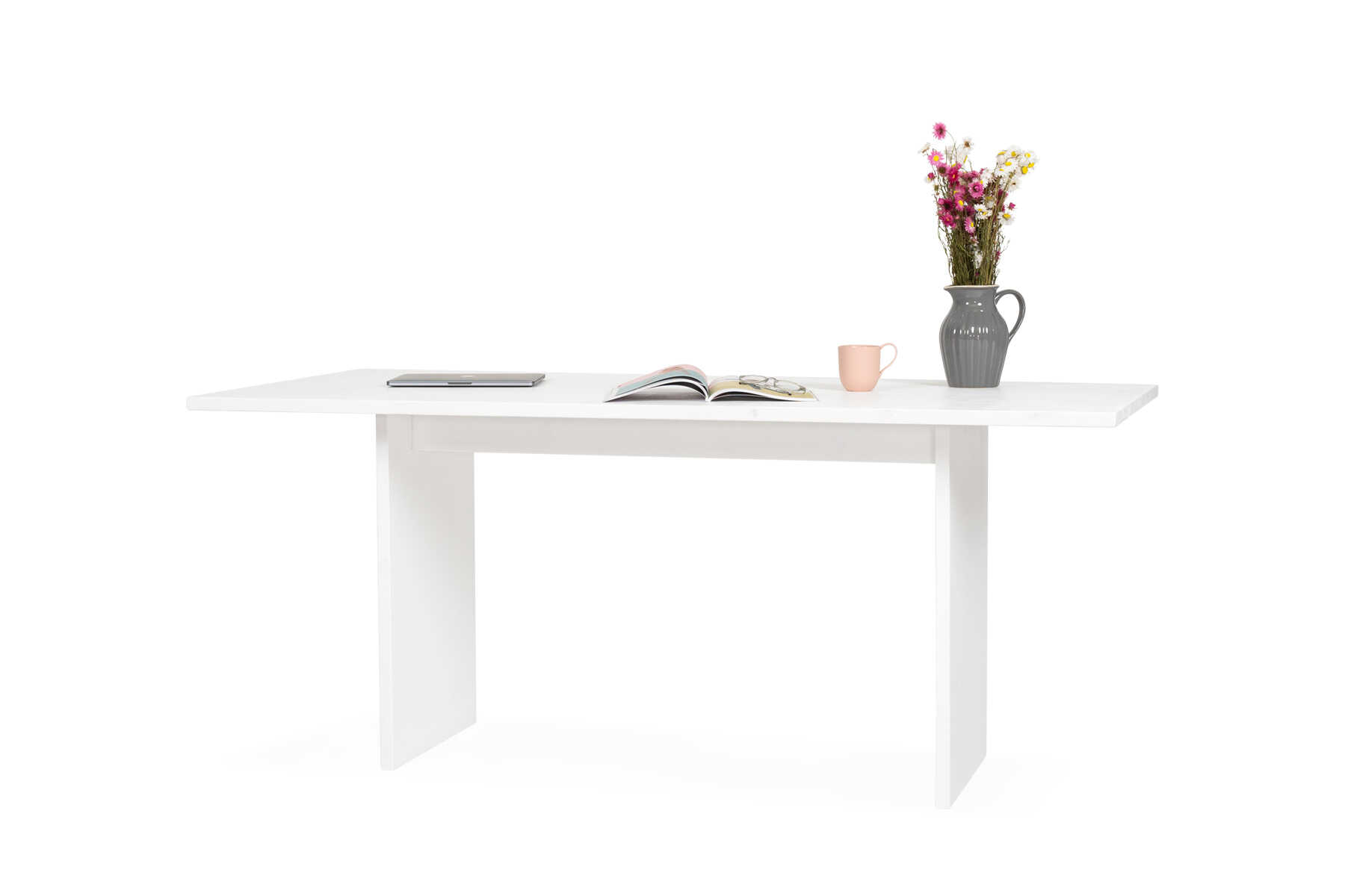 Tisch August in Weiß