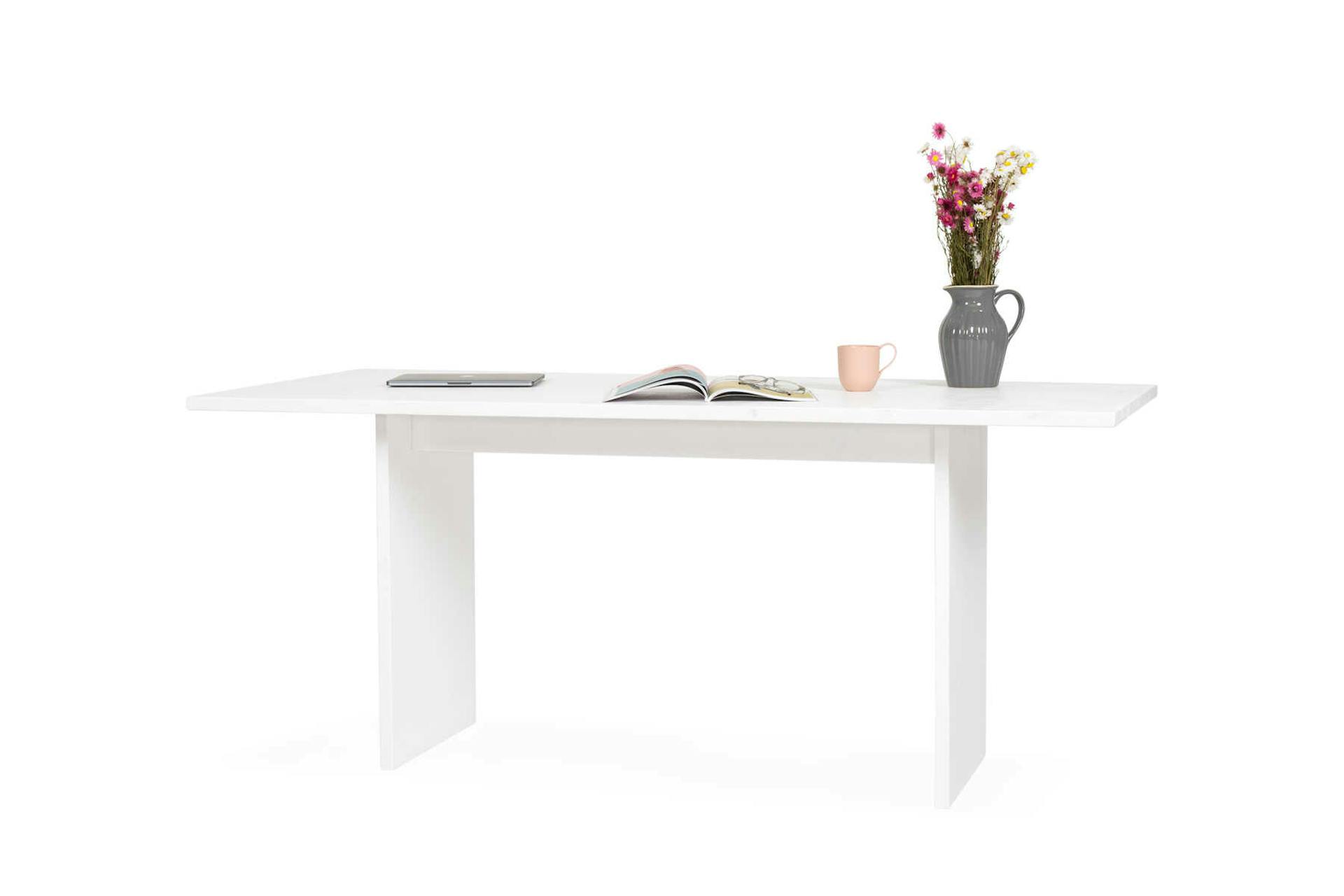 Tisch August in Weiß