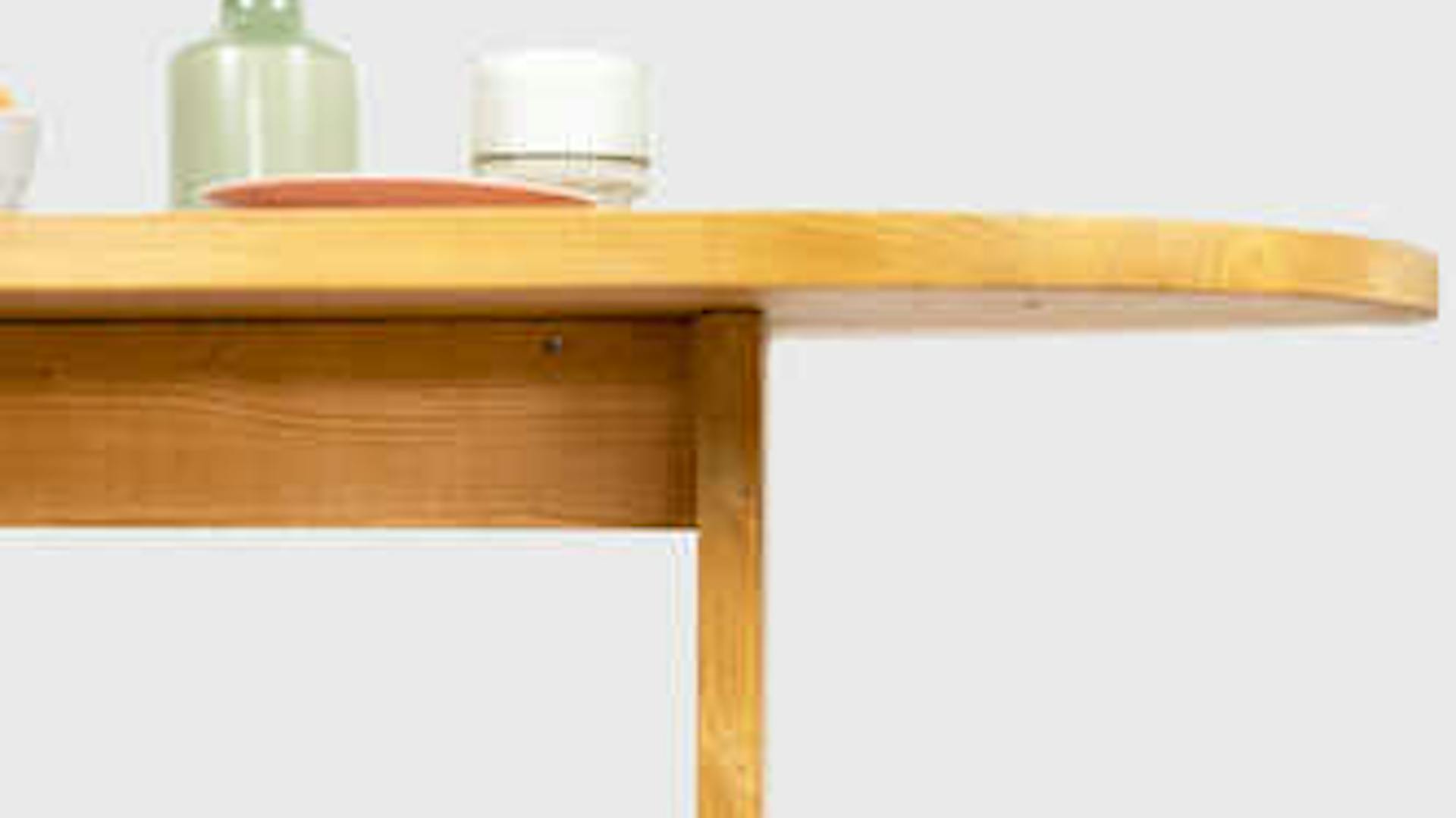 Tisch Clemens Konstruktionsdetail Tischecke