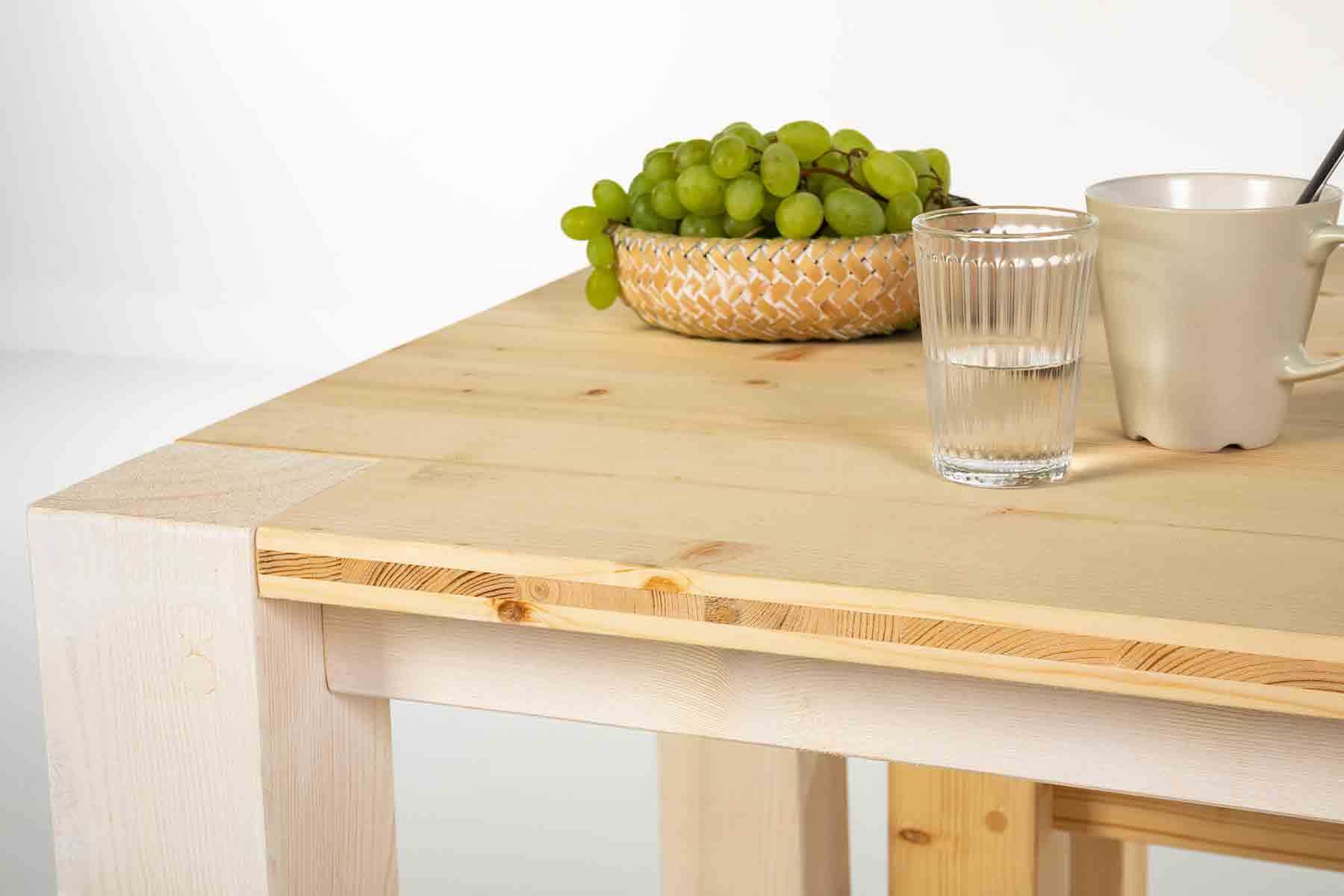 Tisch Maren Konstruktionsdetail Ecke