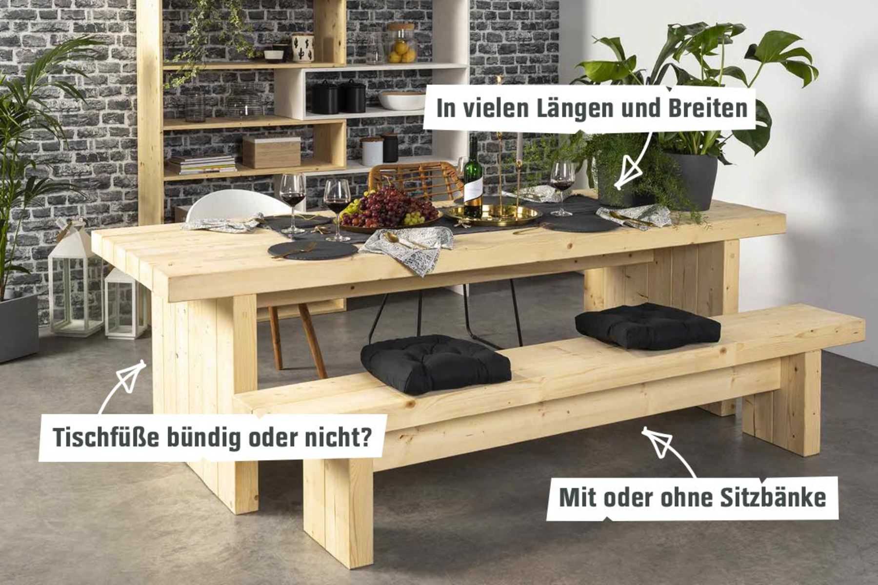 Gedeckter Tisch Bruno 