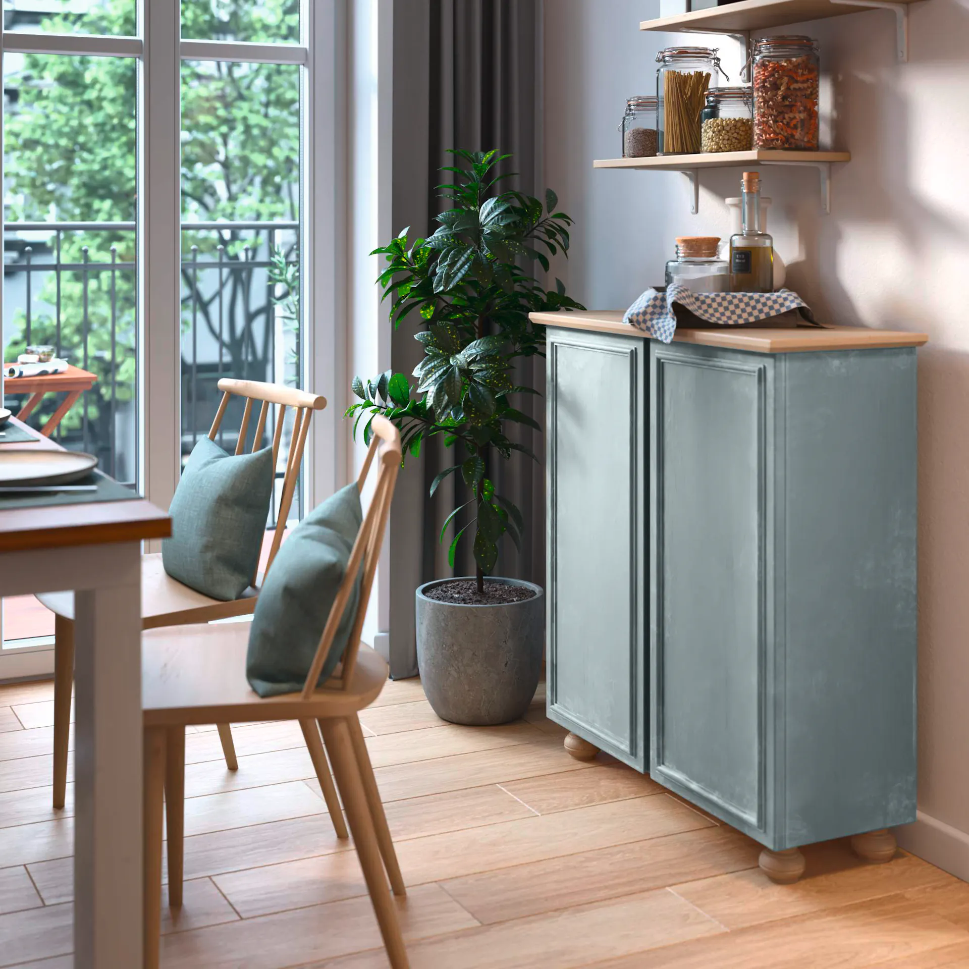 Wandgestaltung mit CREATE! by OBI Edith Platinblau