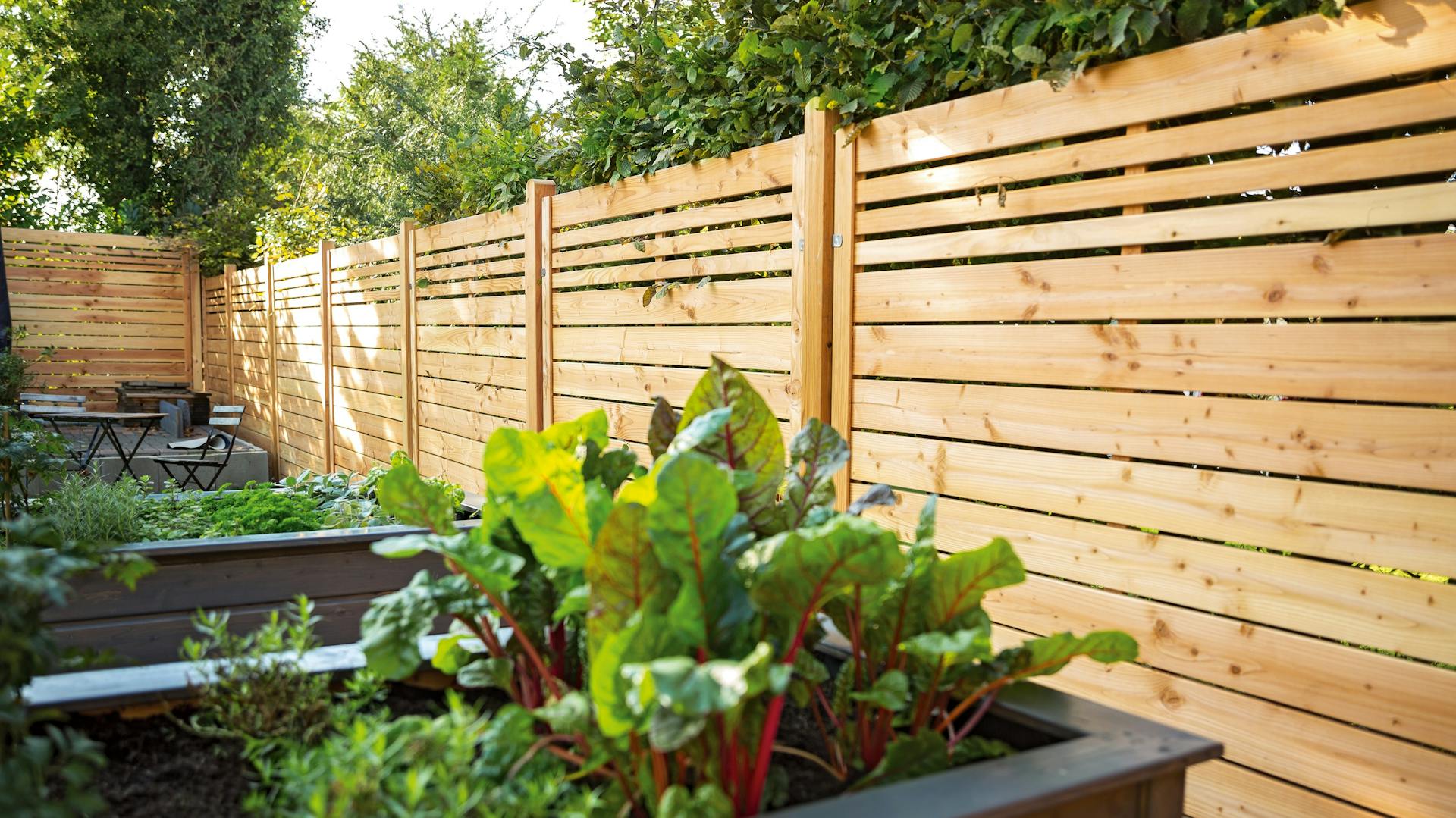 Titelbild Zaun mit Hochbeet