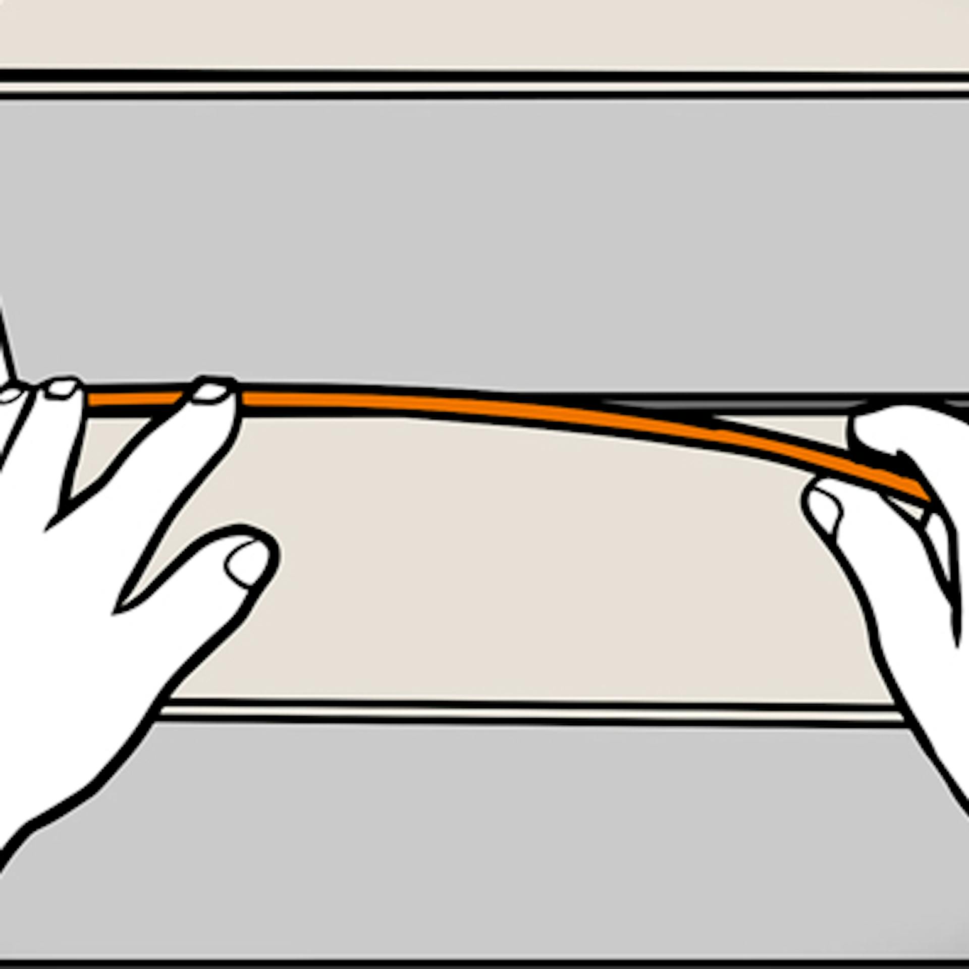 Füllprofil einbringen