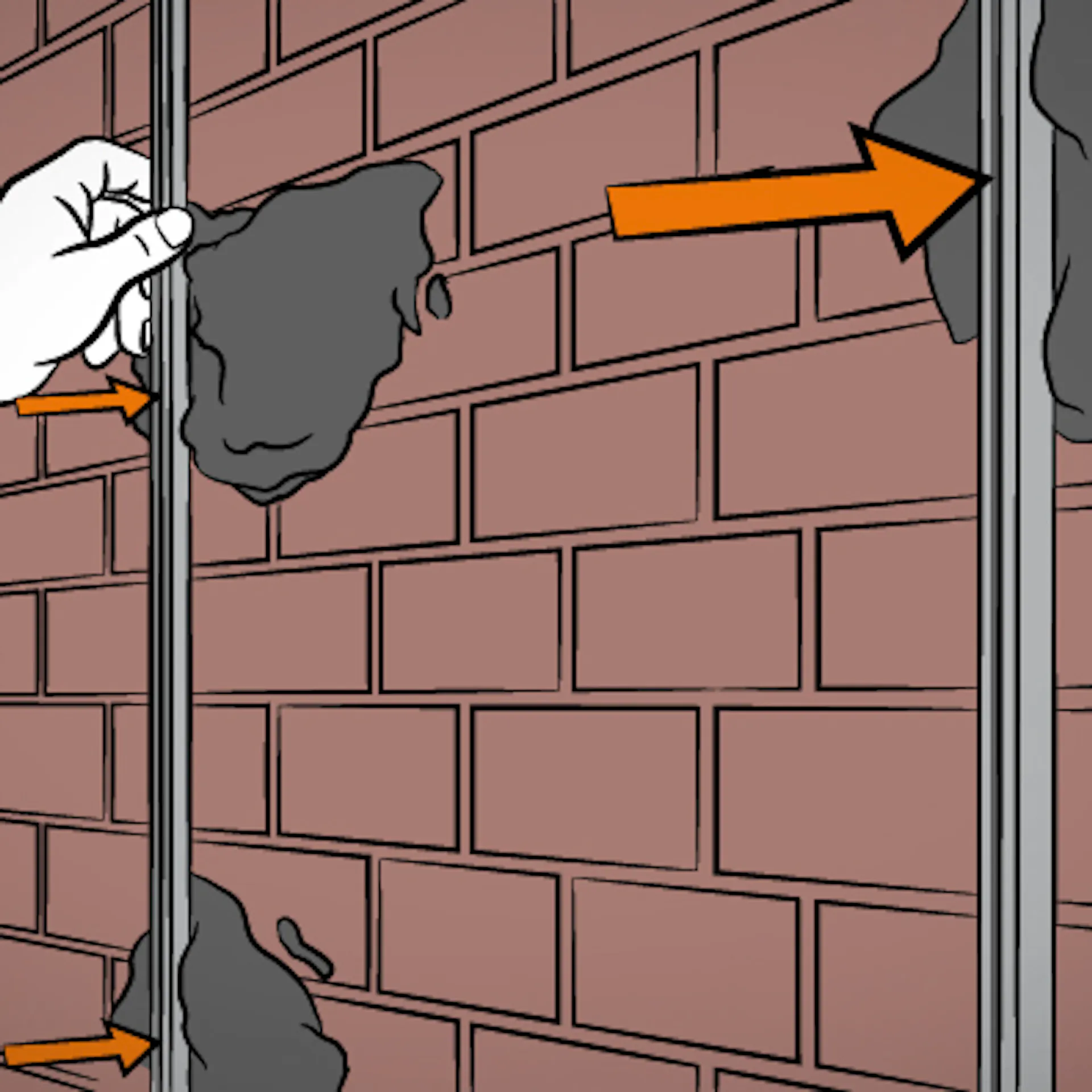 Fassade verputzen in 5 Schritten Anleitung Schritt 1 Untergrund vorbereiten