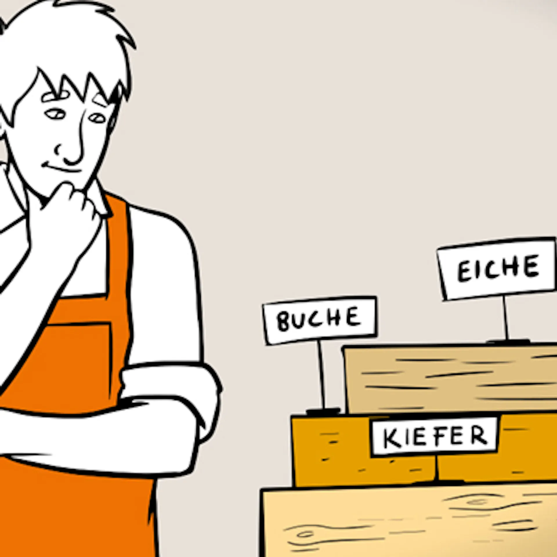 Holzarten für Treppengeländer im Vergleich
