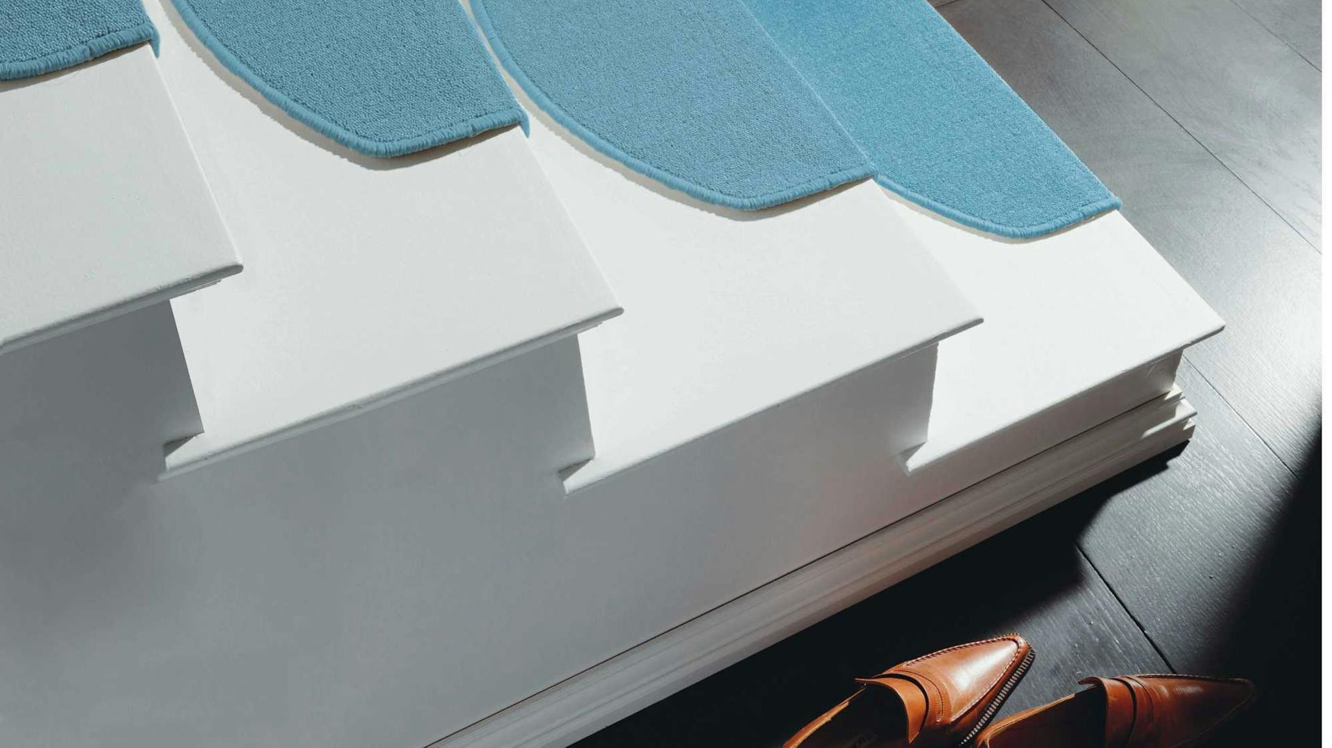 Verkleidete Holztreppe