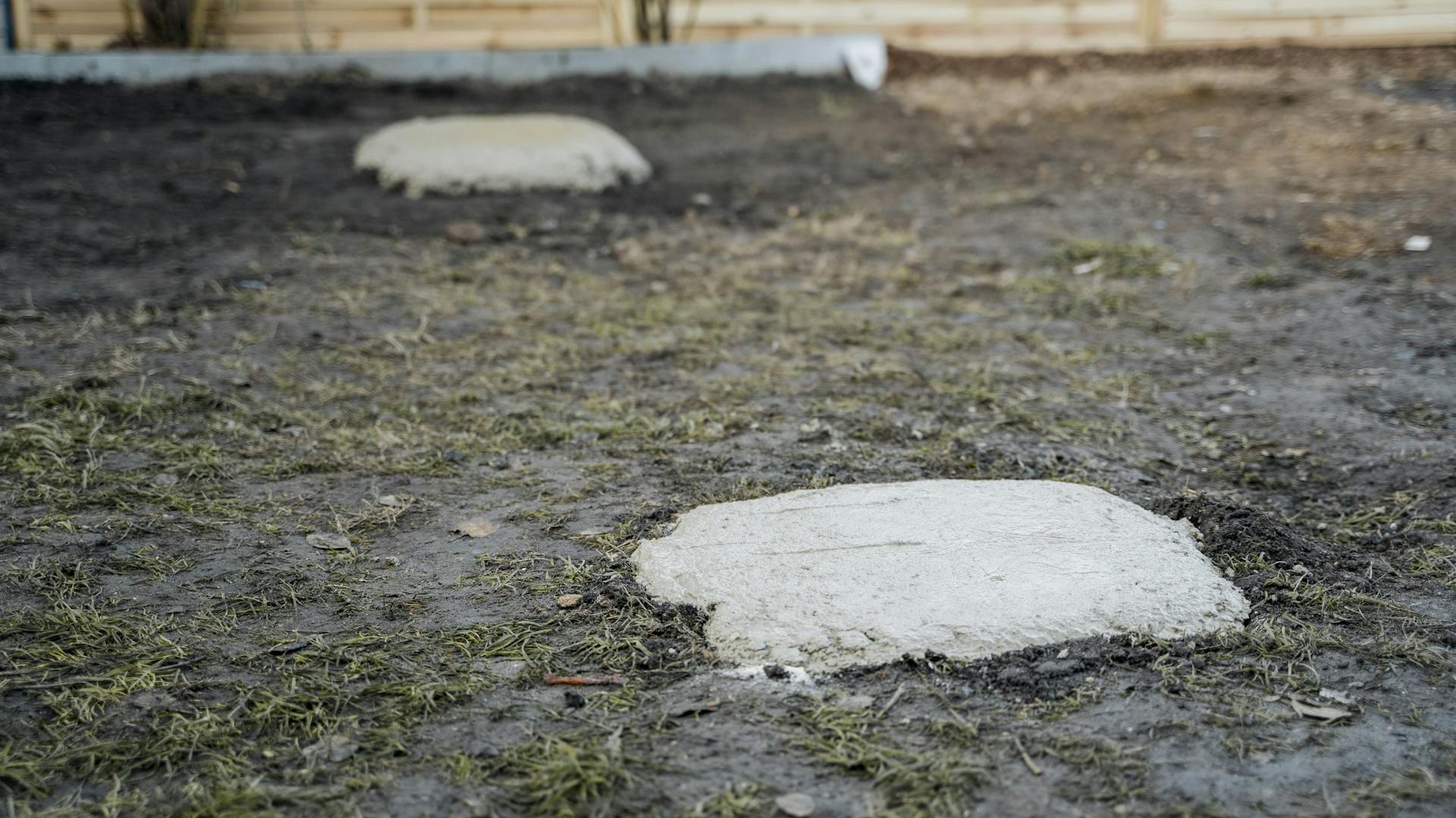 Punktfundament fürs Gartenhaus