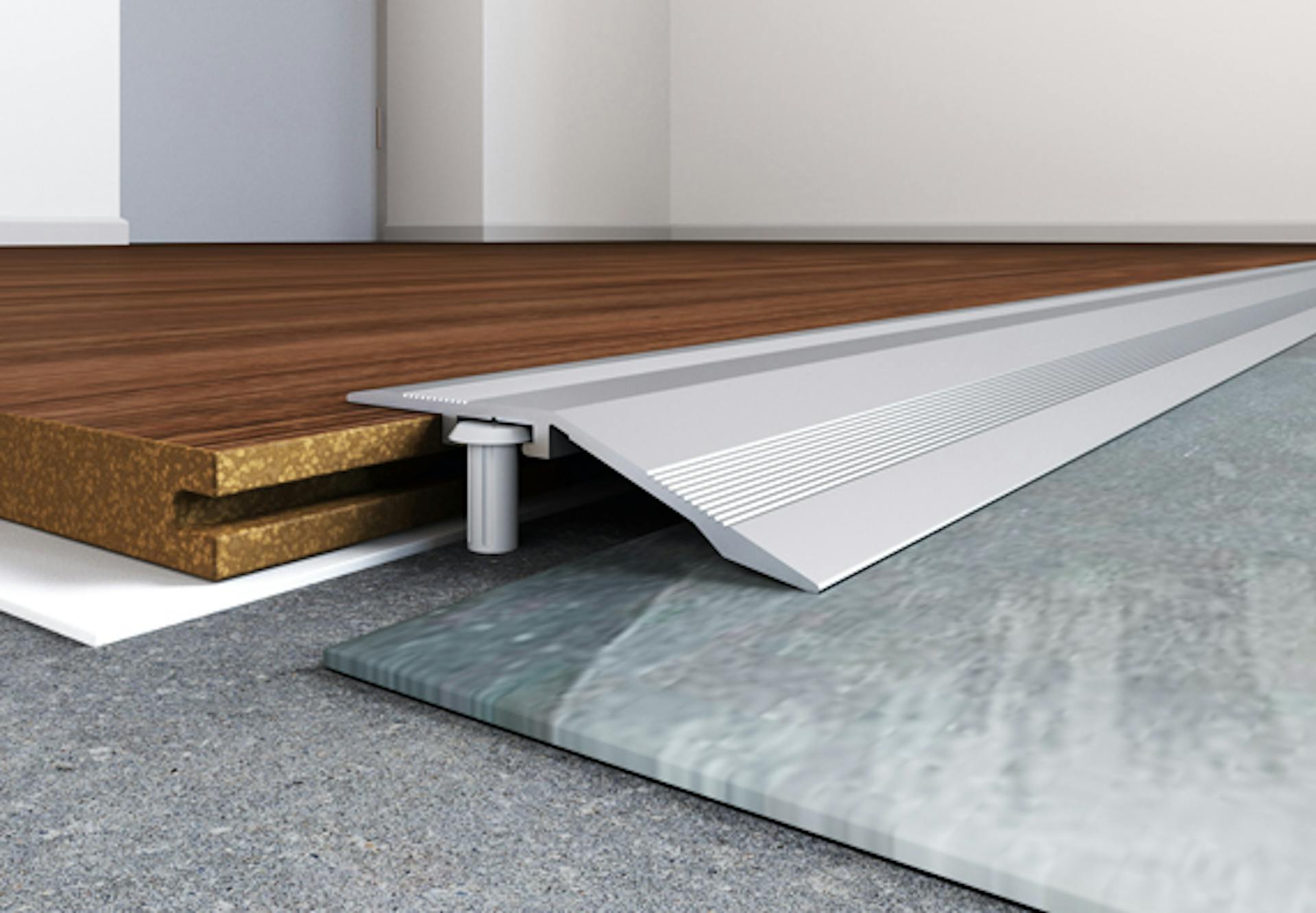 Profilo di compensazione dell’altezza tra parquet e piastrelle