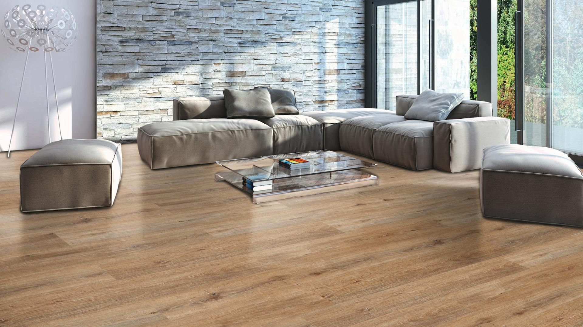 Sitzgruppe auf Vinylboden