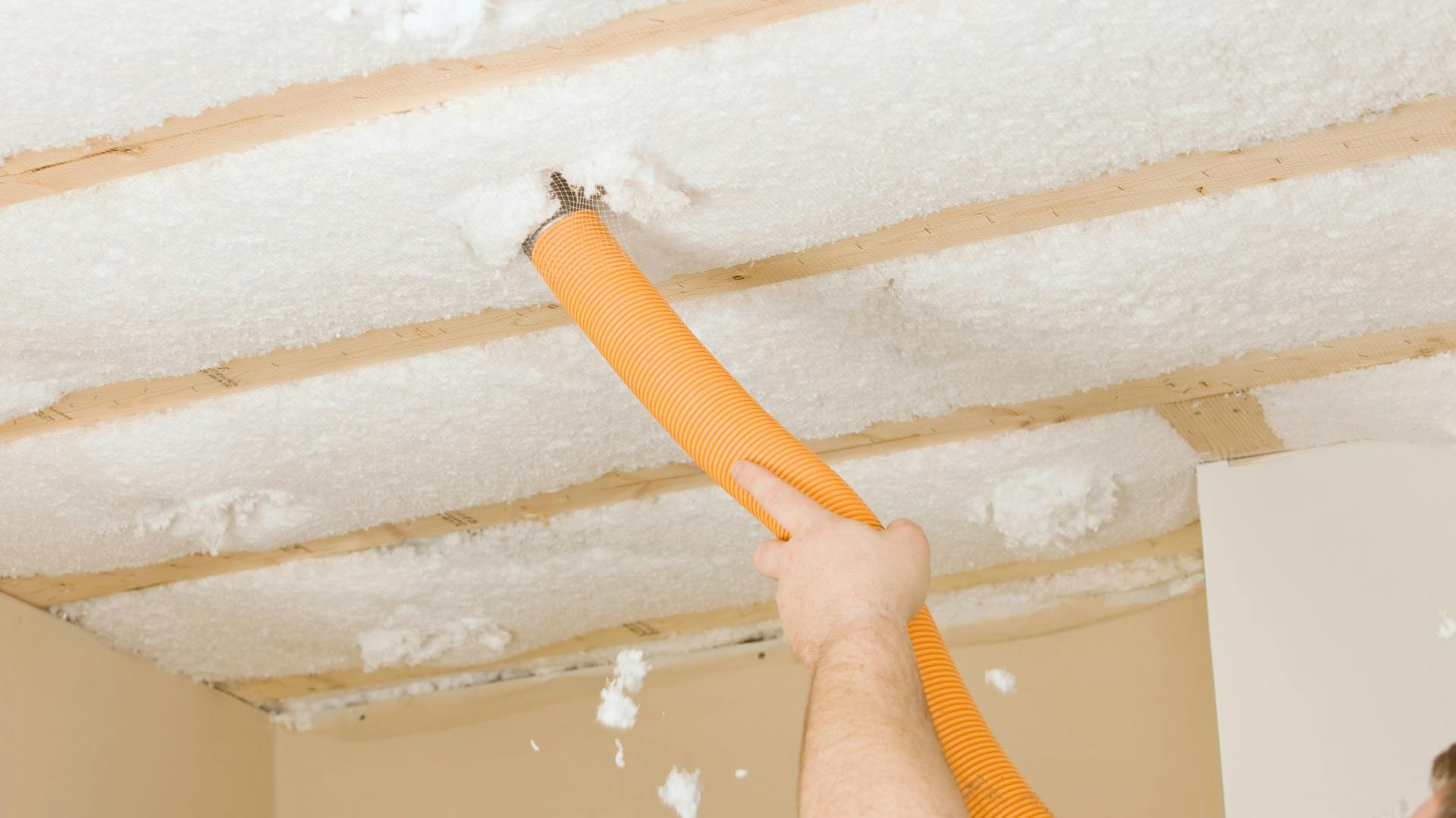 Einblasdämmeung Zimmerdecke